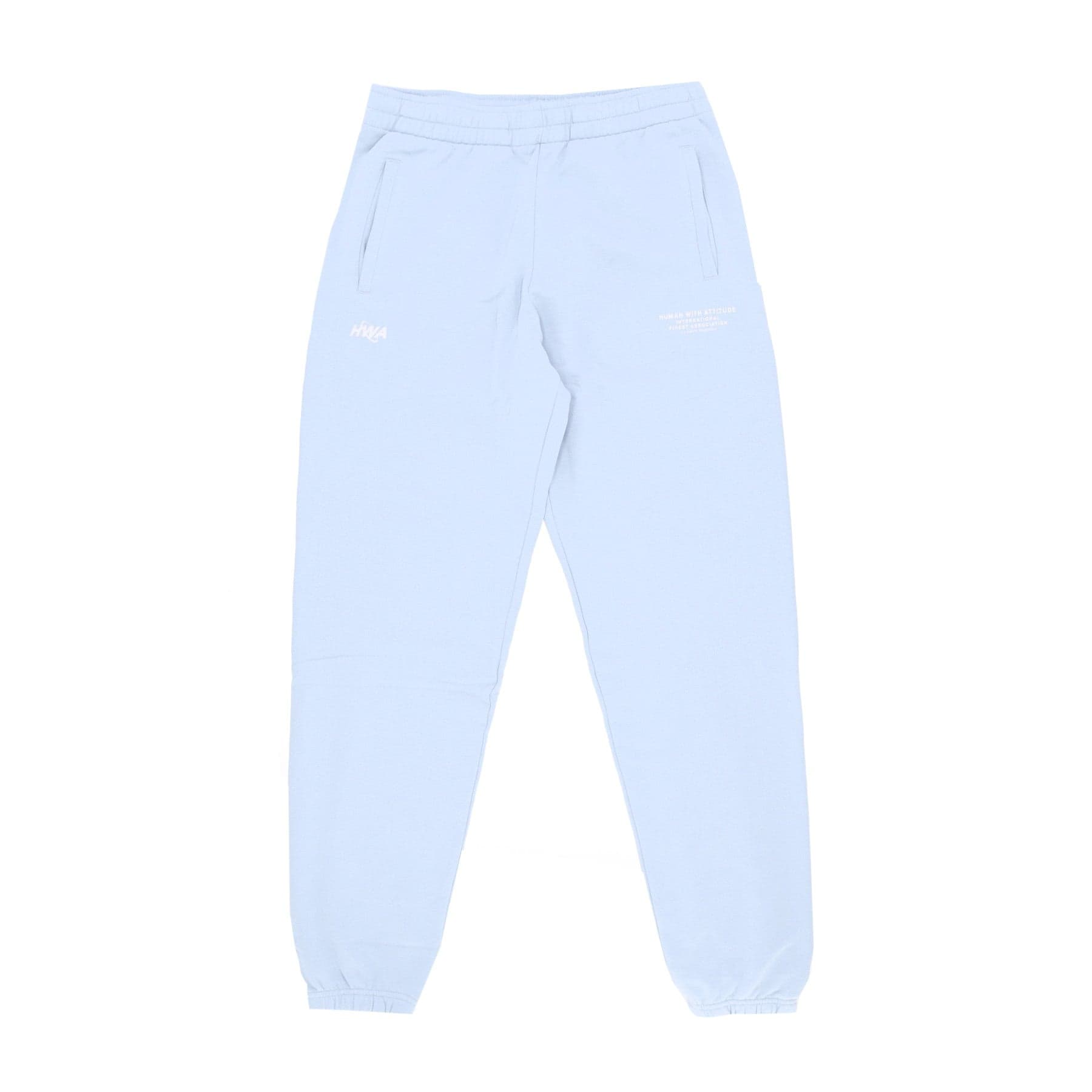 HUMAN WITH ATTITUDE Pantalone Tuta Leggero Uomo International Jog Pants Sky Blue - 4