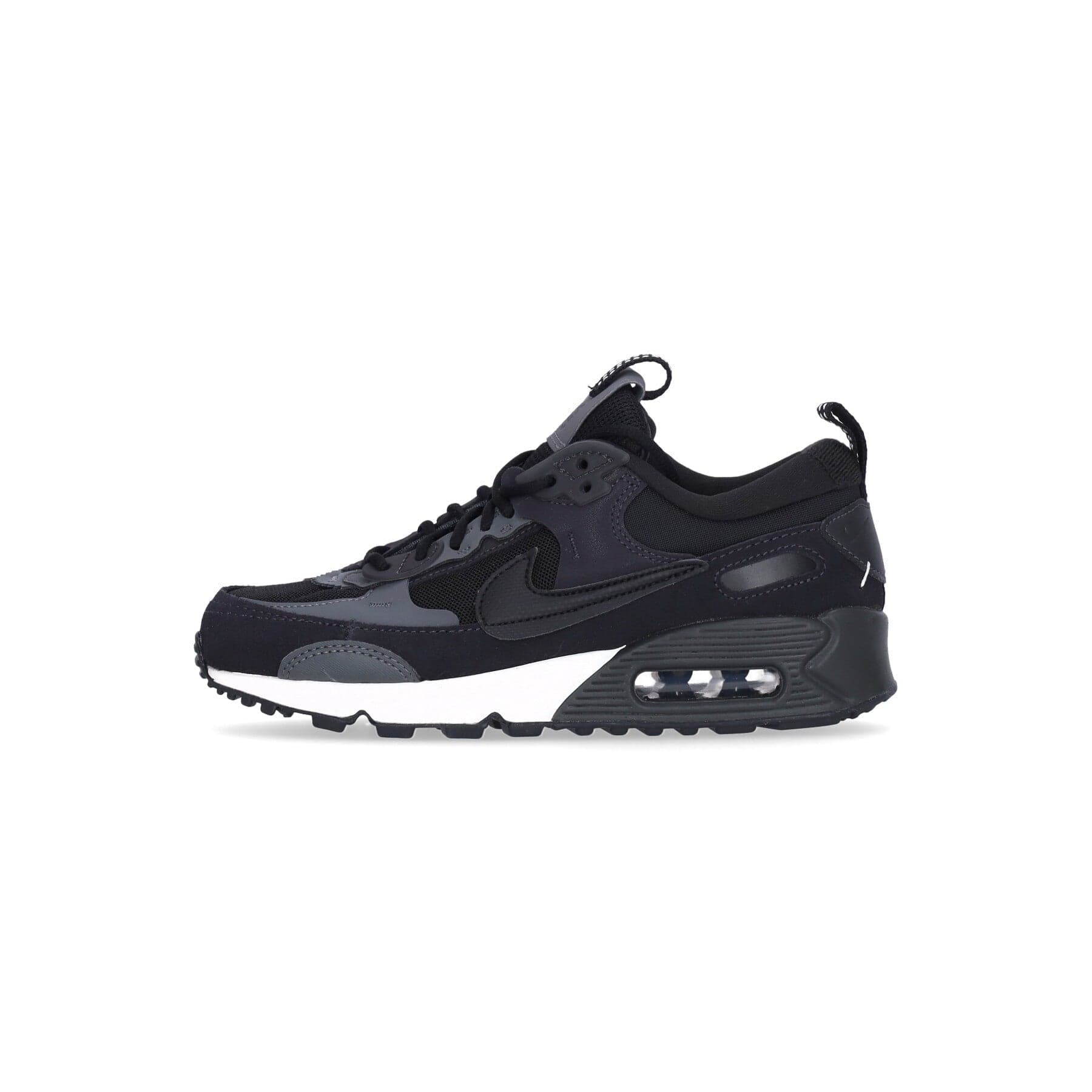 Nike Scarpa Bassa Donna W Air Max 90 Futura Black/black/iron Grey/oil Grey - 10