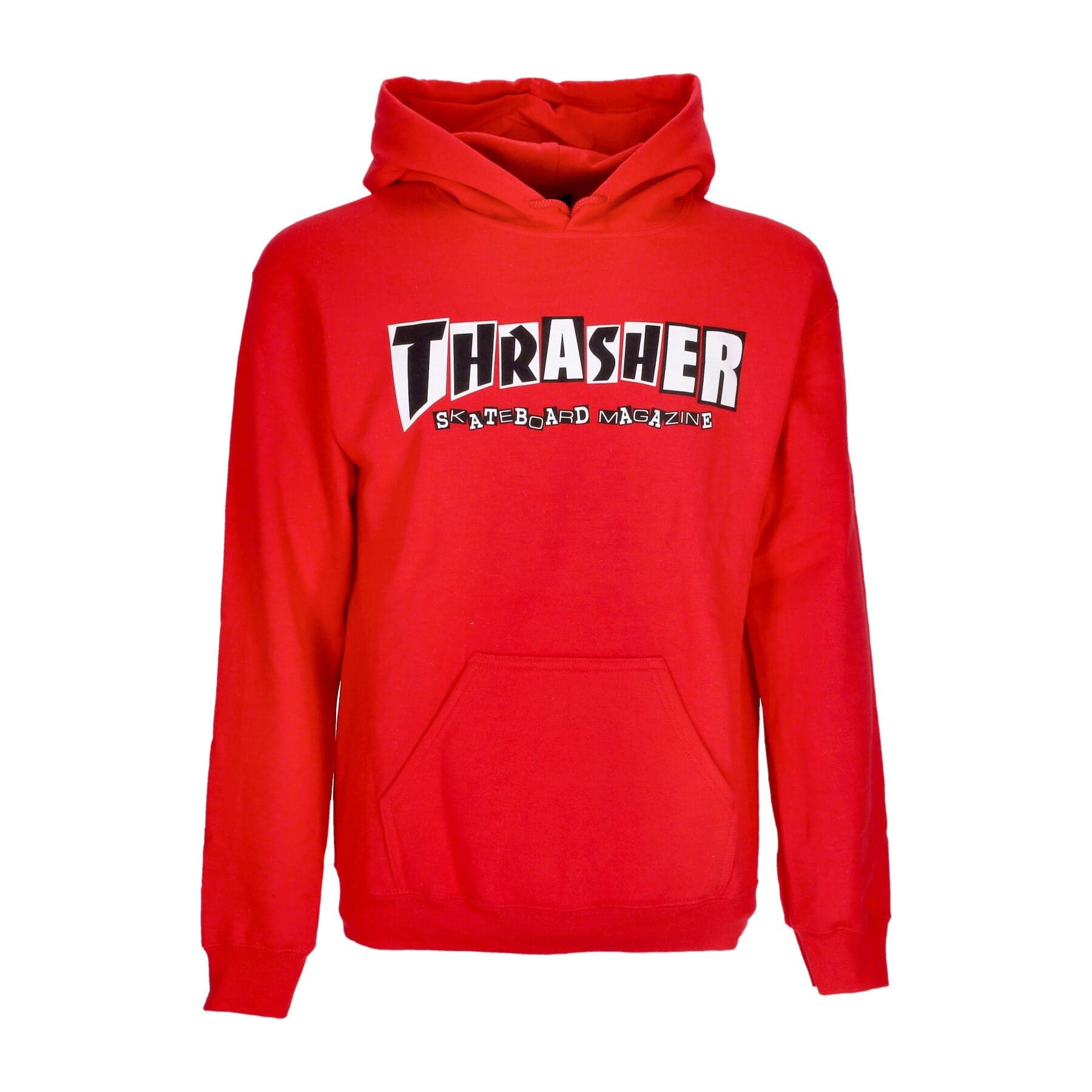 THRASHER Felpa Cappuccio Uomo Thrasher X Baker Hoodie Red - 3