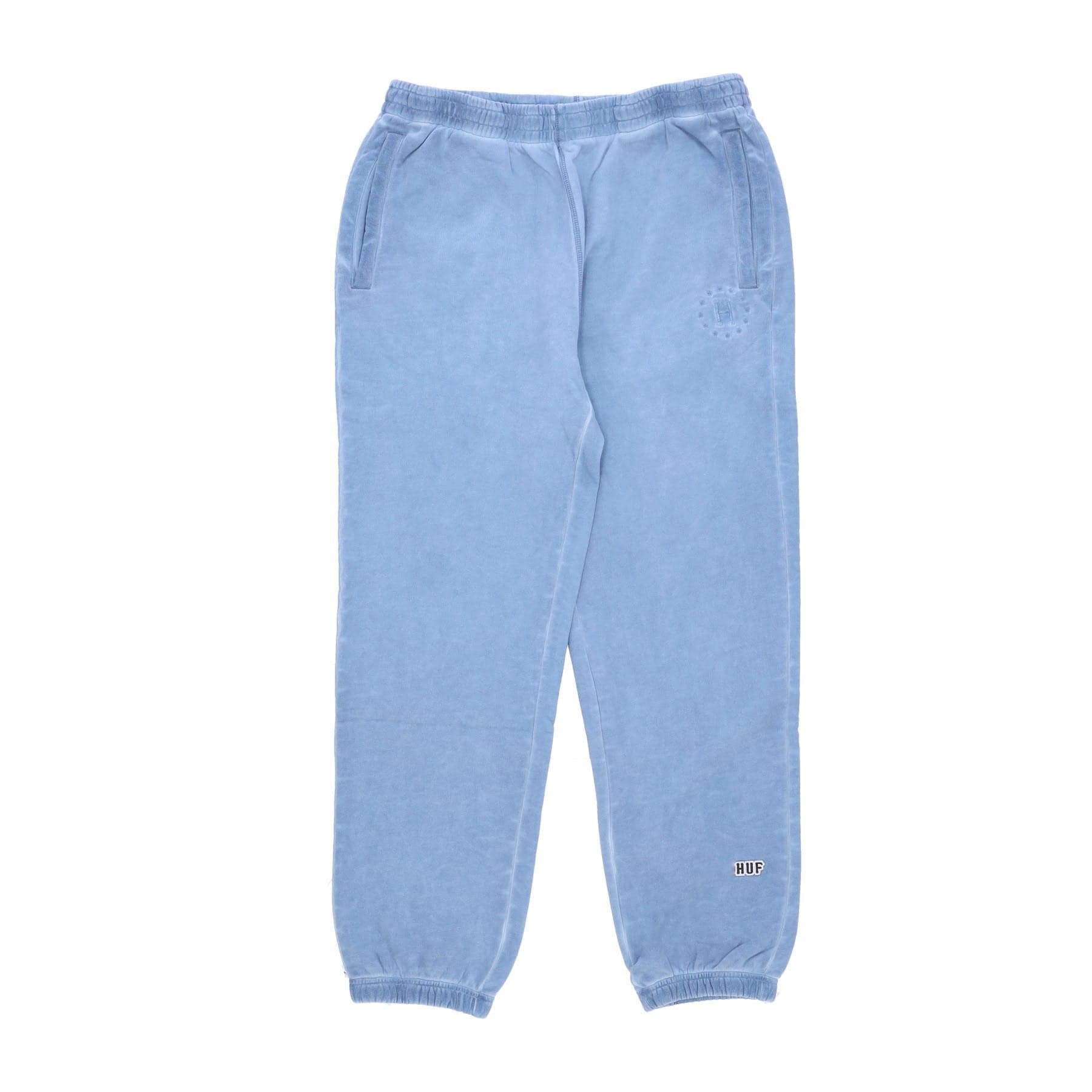 HUF Pantalone Tuta Felpato Uomo 12 Galaxies Faded Fleece Pant Blue - 3