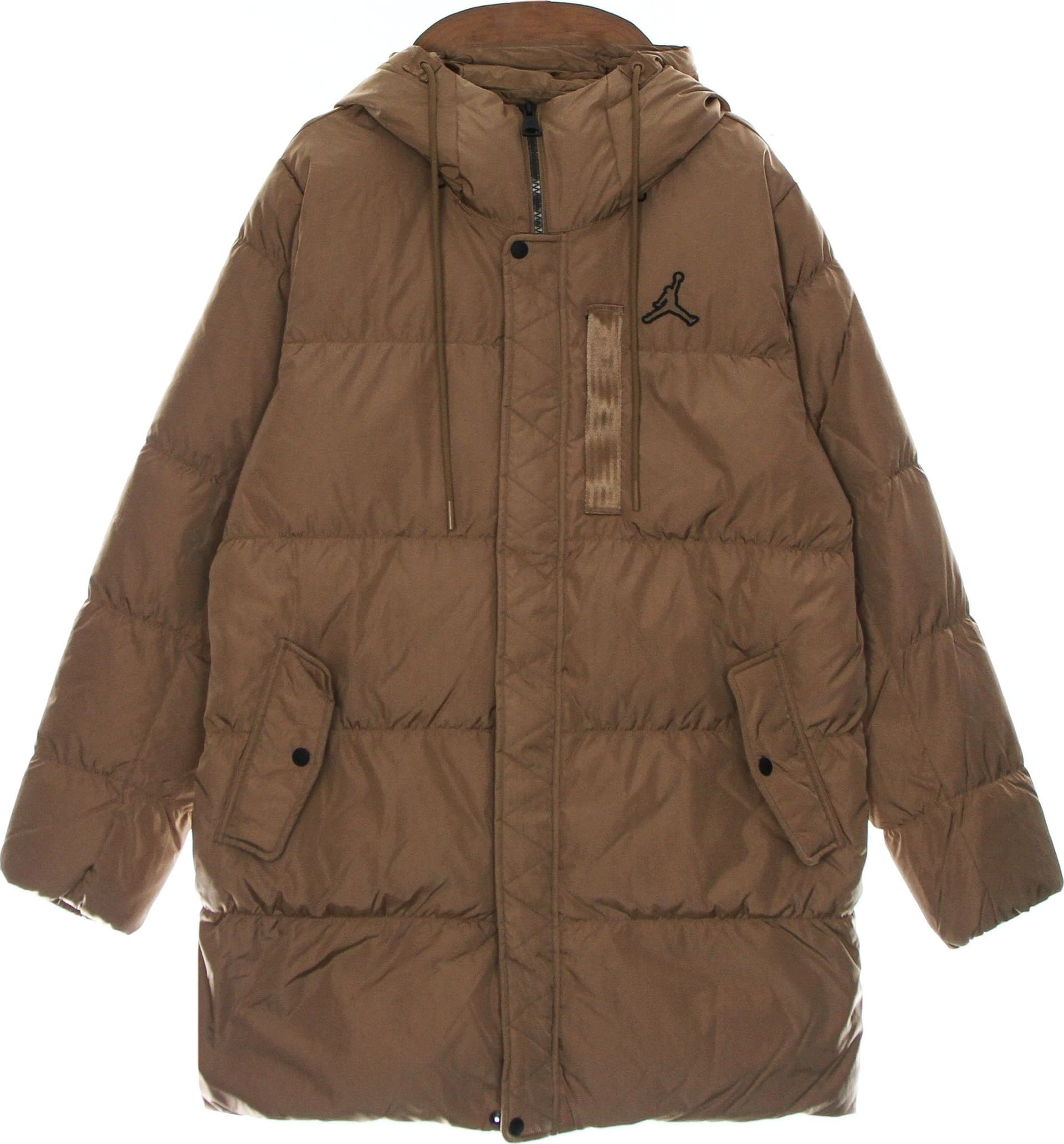 JORDAN Piumino Lungo Uomo Essential Statement Down Parka Archaeo Brown – giacca