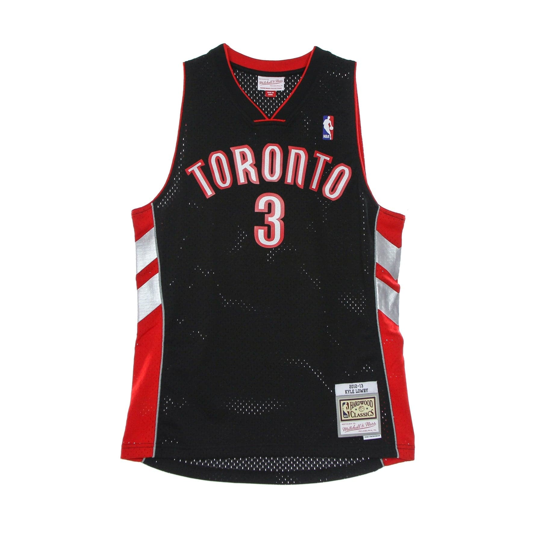 MITCHELL &amp; NESS Canotta Basket Uomo Nba Swingman Jersey Hardwood Classics No 3 2012-13 Kyle Lowry Torrap Original Team Colors - 6
