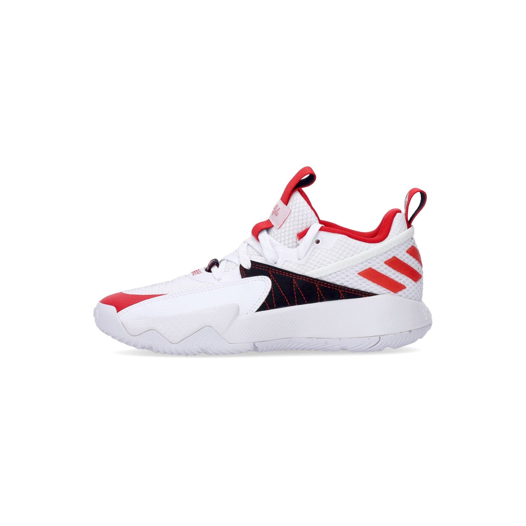Adidas Scarpa Basket Uomo Dame Certified Cloud White/vivid Red/dash Grey - 11
