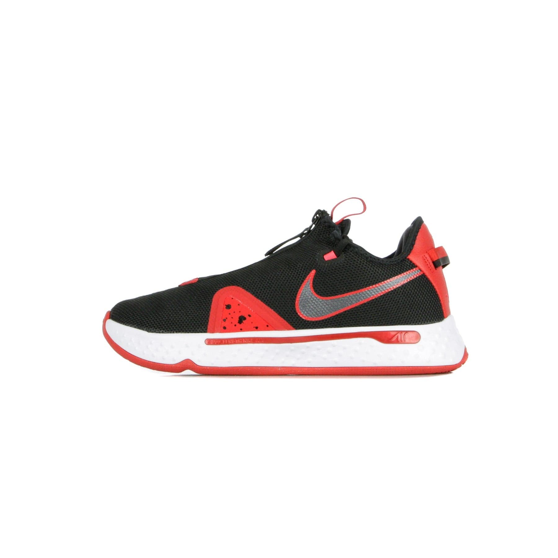 NIKE NBA Scarpa Bassa Uomo Pg 4 Black/university Red/white - 14