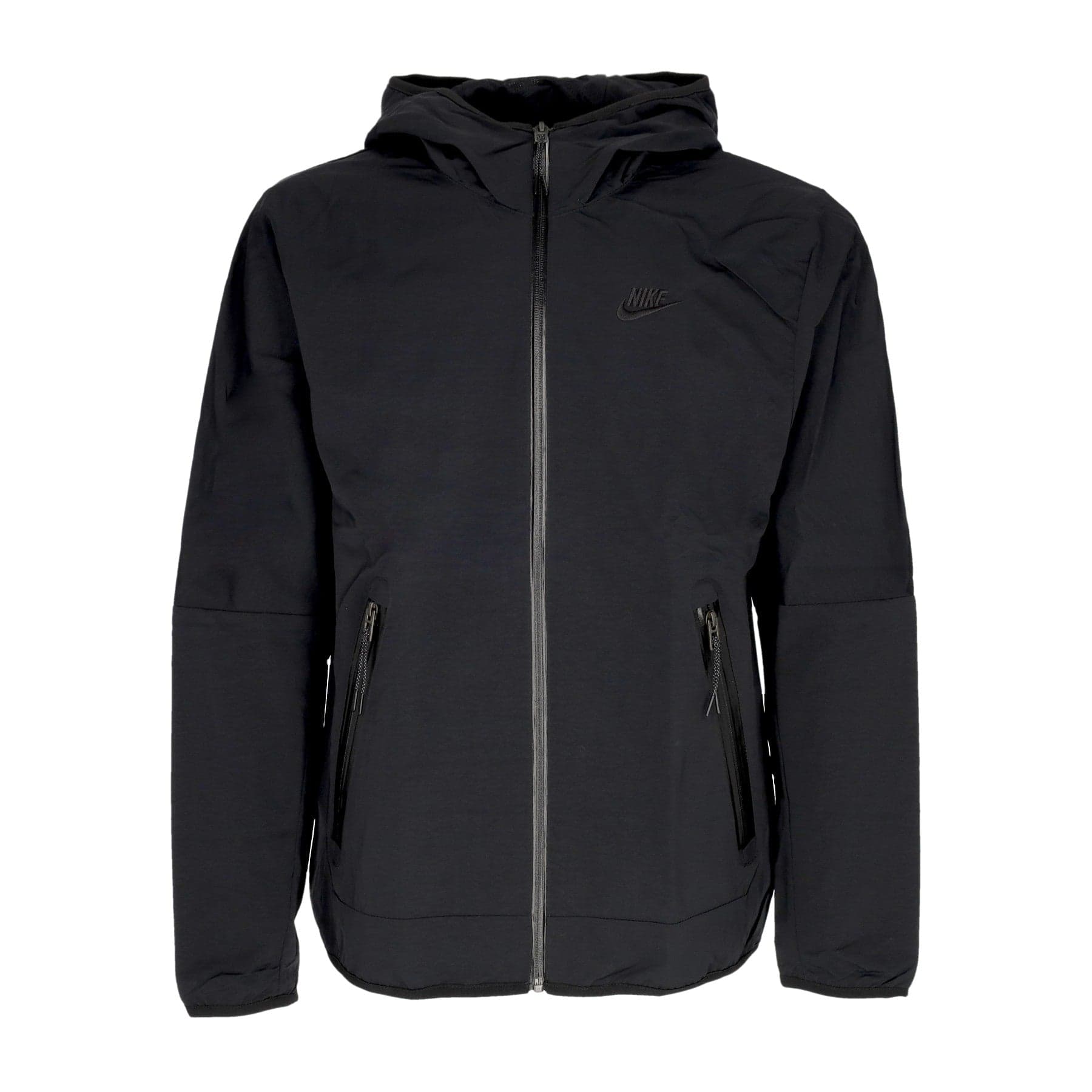 Nike Giacca a Vento Uomo Tech Woven Full-zip Lined Hooded Jacket Black/black - 4