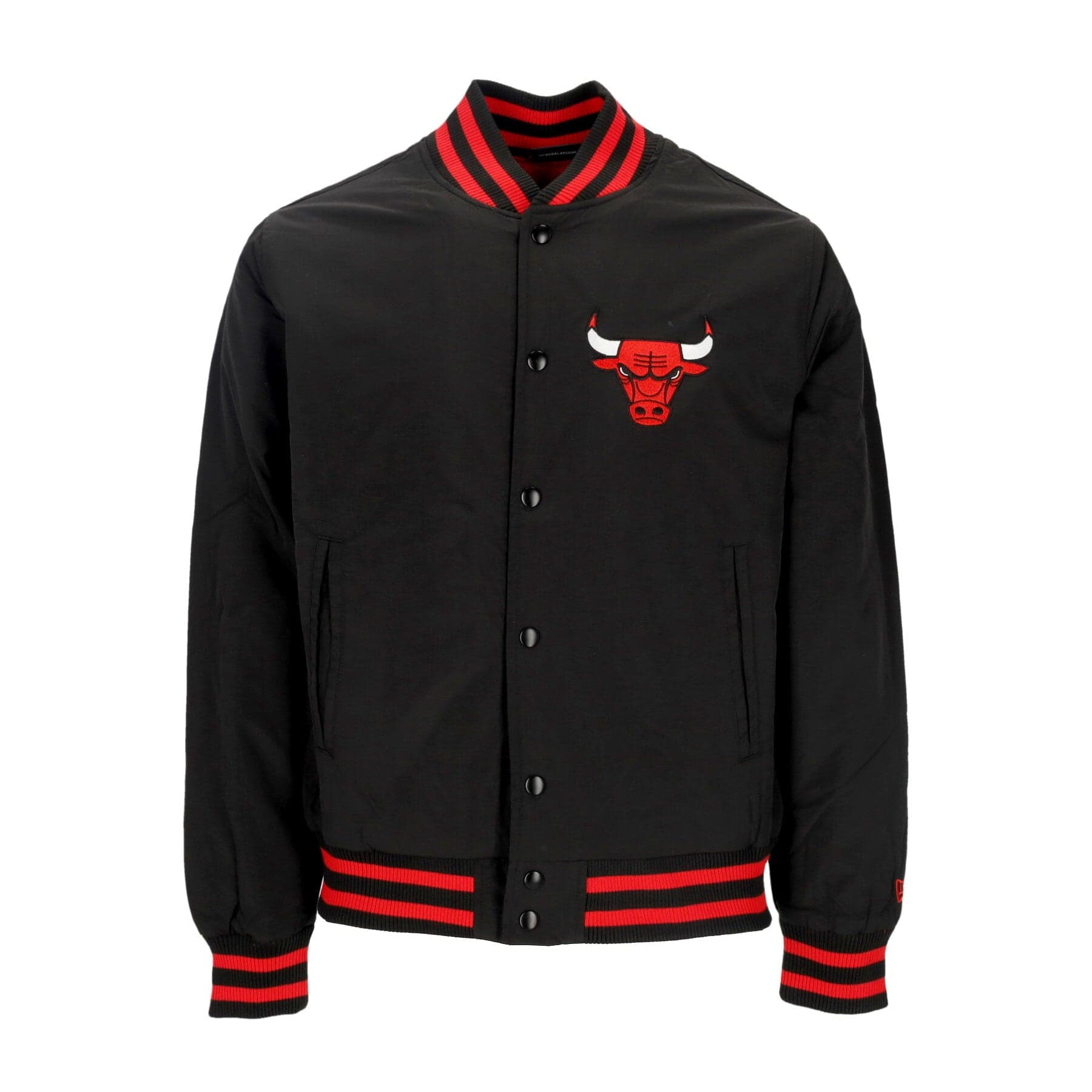 NEW ERA Giubbotto Bomber Uomo Nba Script Bomber Chibul Black/front Door Red - 4