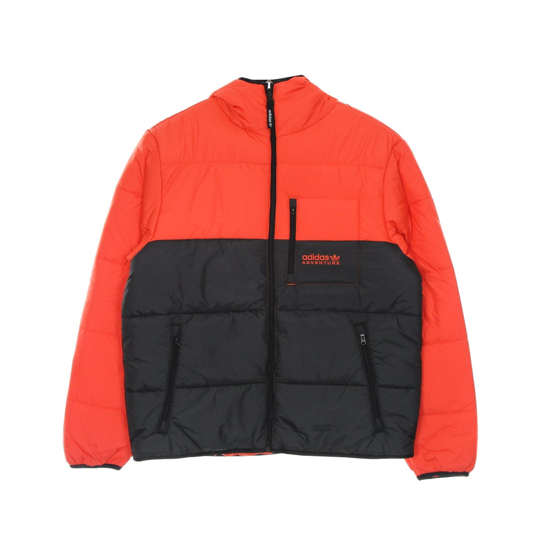 Adidas Piumino Uomo Puffer Jacket Black/bright Red - 8
