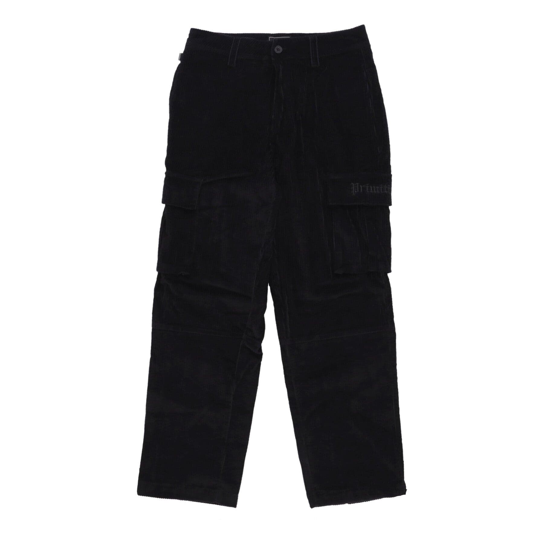 PRIMITIVE Pantalone Lungo Uomo Genesis Corduroy Cargo Pant Black – TG34 – pantaloni