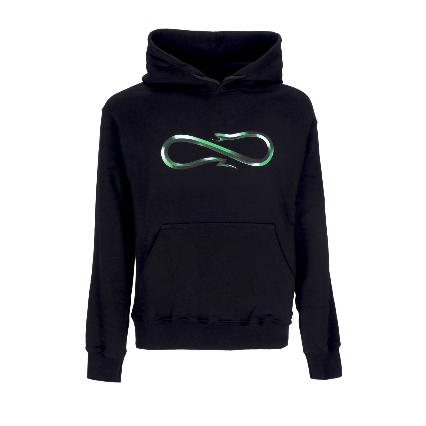 PROPAGANDA Felpa Cappuccio Uomo Logo Steel Hoodie Black - 3