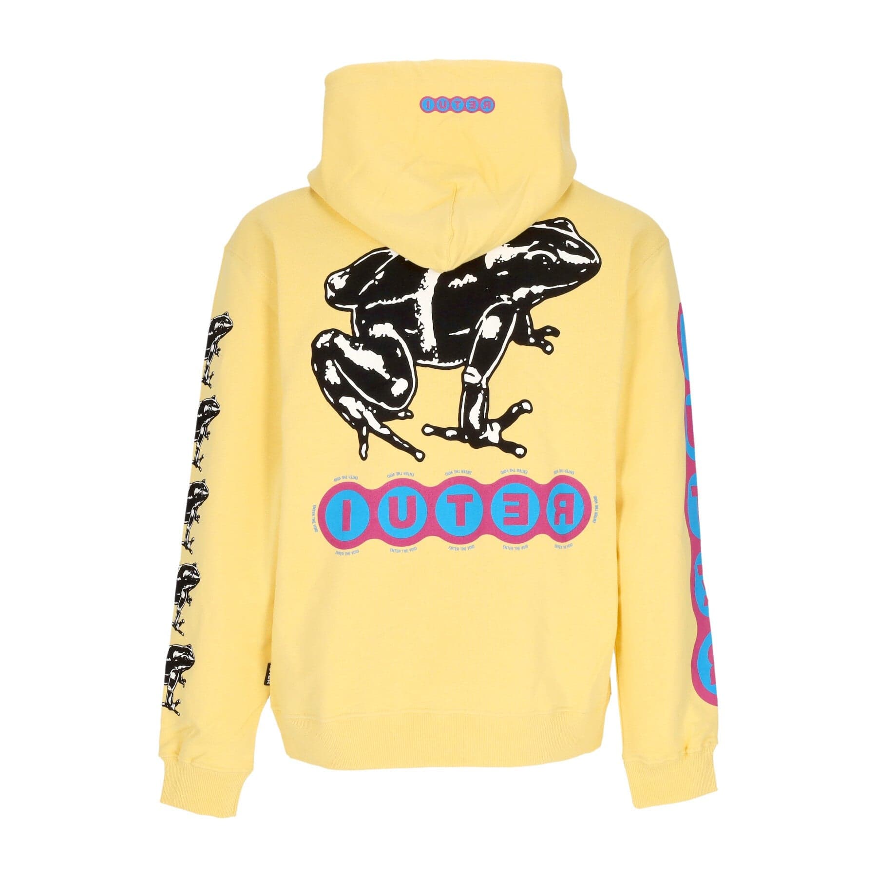 IUTER Felpa Leggera Cappuccio Uomo Poison Hoodie Canary - 3