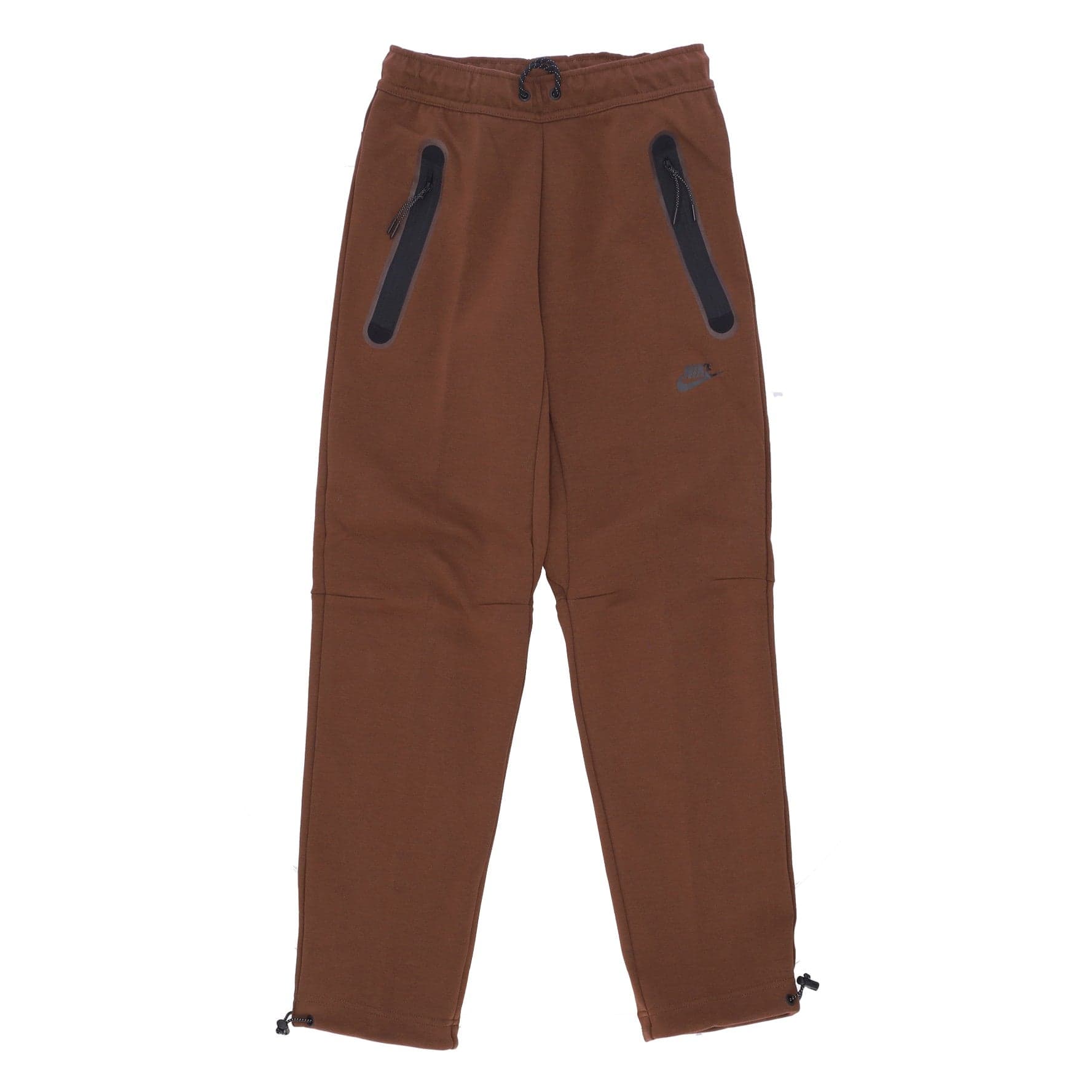 Nike Pantalone Tuta Leggero Uomo Sportswear Tech Fleece Pant Cacao Wow/black - 4