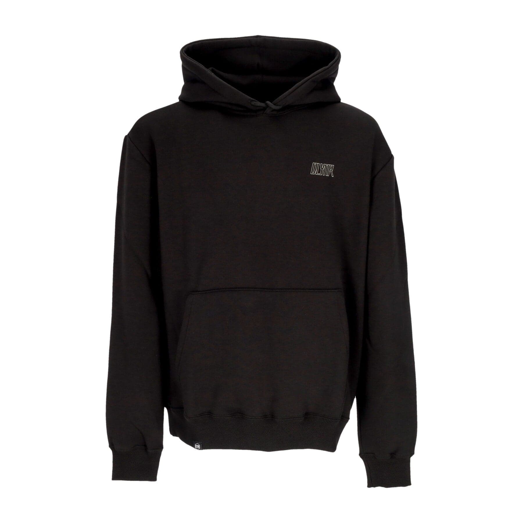 DOLLY NOIRE Felpa Cappuccio Uomo Blue Dragon Hoodie Black - 3