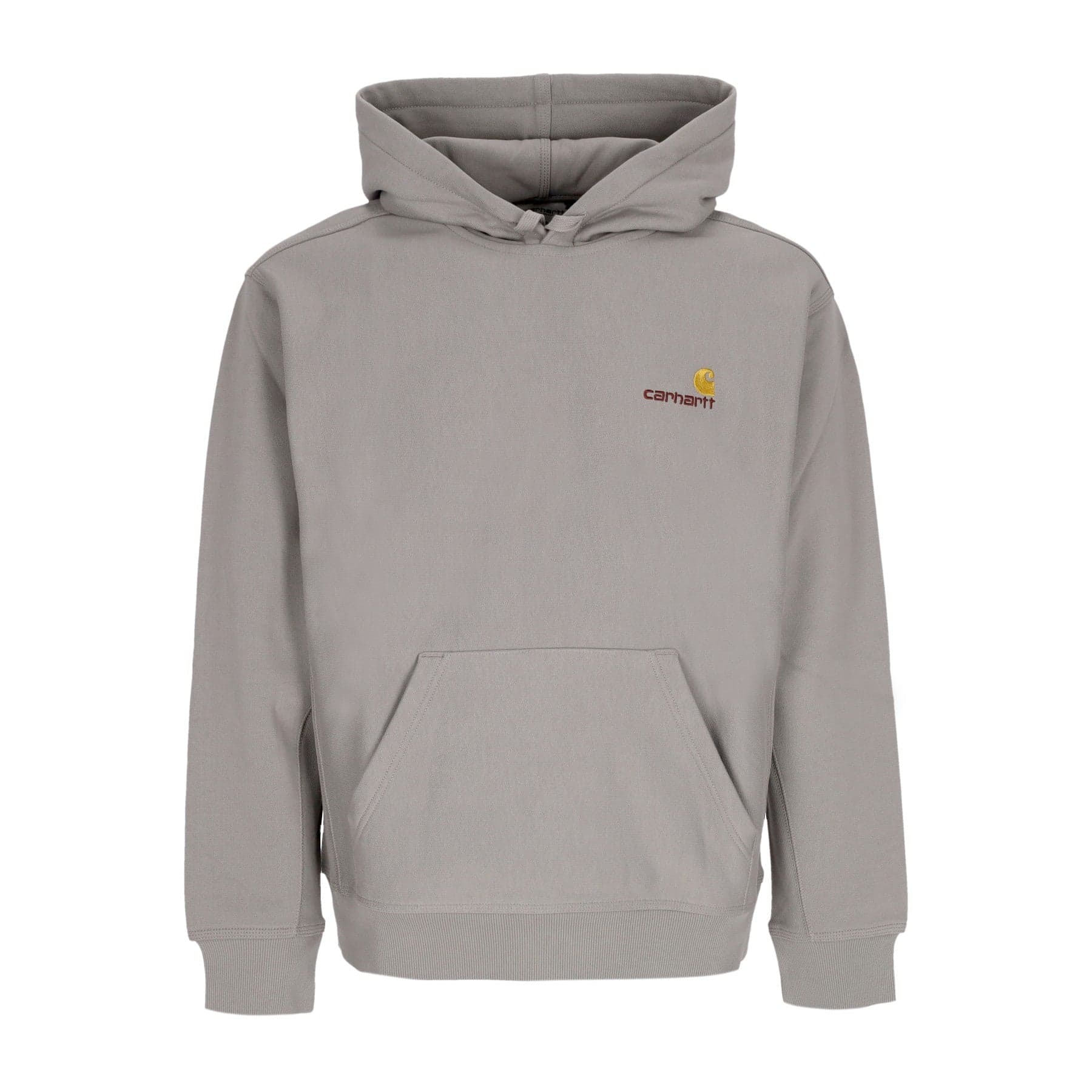 CARHARTT WIP Felpa Cappuccio Uomo Hooded American Script Marengo - 3
