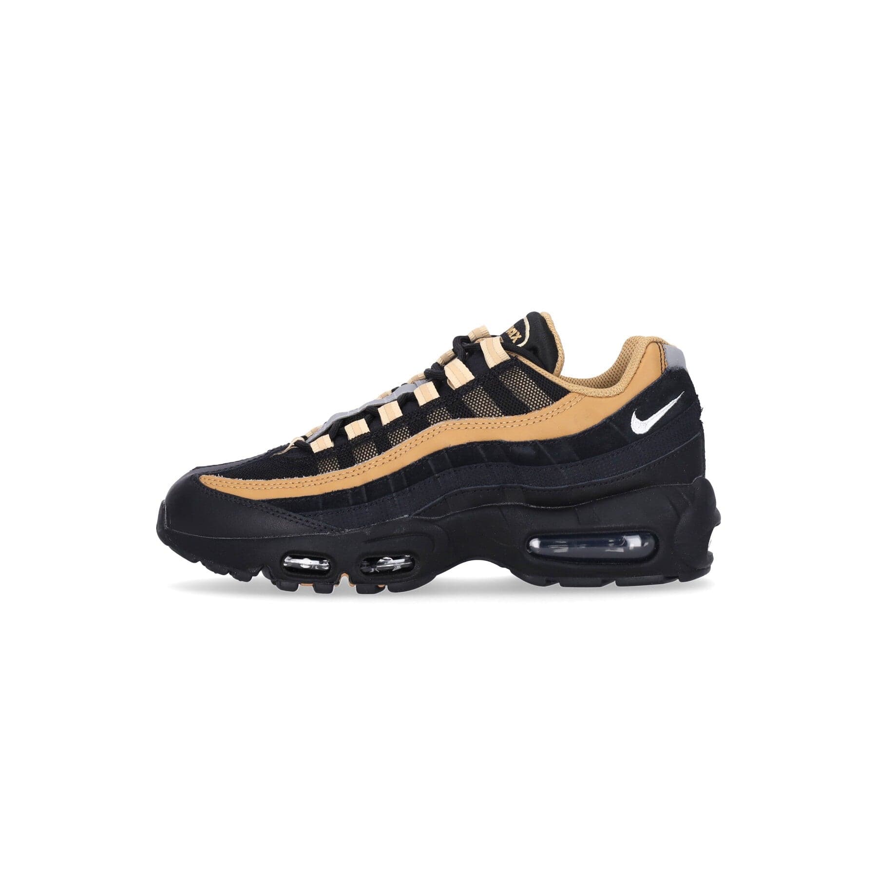 Nike Scarpa Bassa Uomo Air Max 95 Black/summit White/elemental Gold/sesame - 6