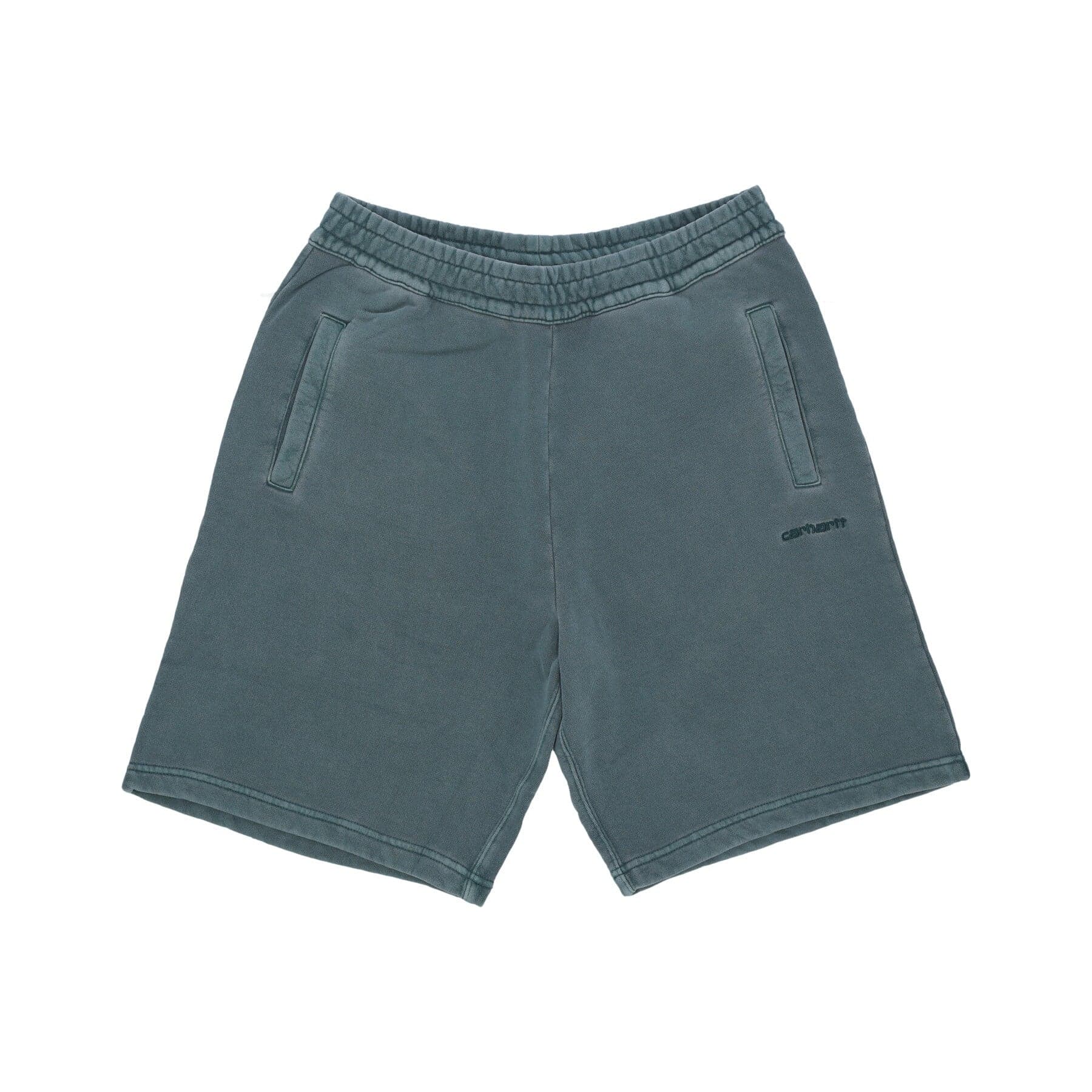 CARHARTT WIP Pantalone Corto Tuta Felpato Uomo Duster Sweat Short Discovery Green Garment Dyed – XL – pantaloni