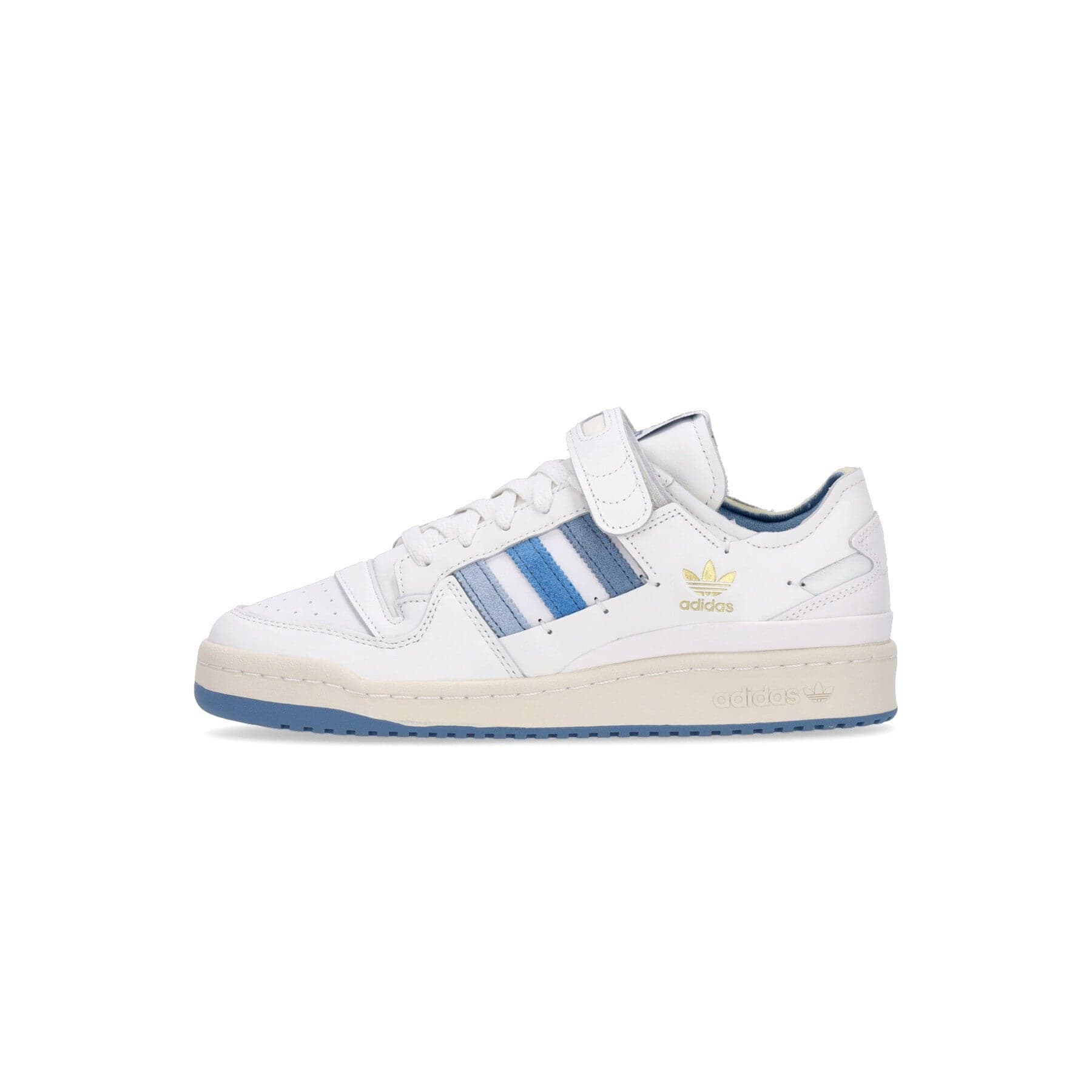 Adidas Scarpa Bassa Uomo Forum 84 Low Cloud White/altered Blue/pulse Blue - 10