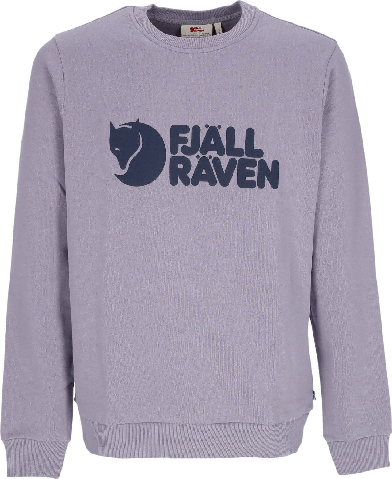 FJALLRAVEN Felpa Girocollo Uomo Logo Sweater Flint Grey - 3