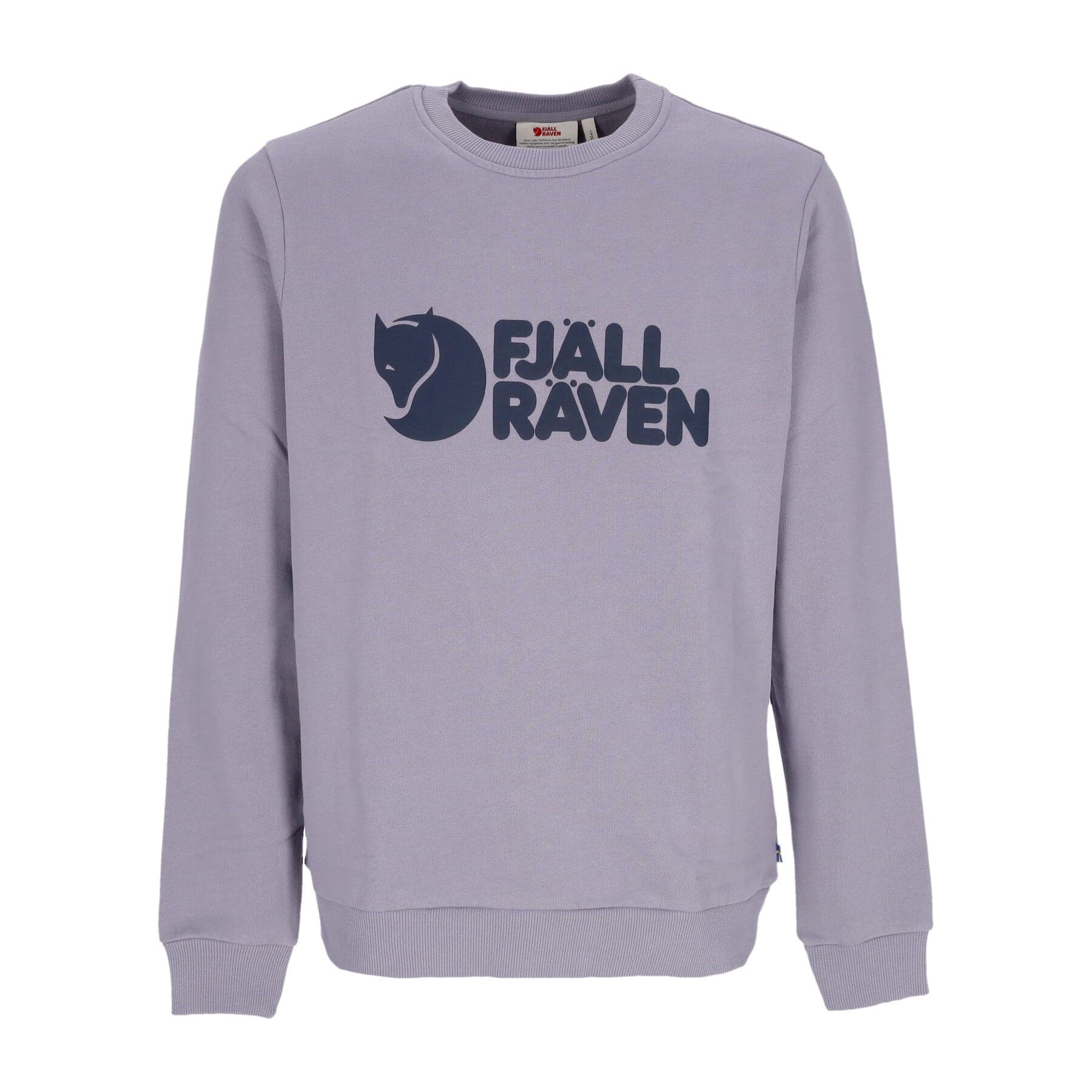 FJALLRAVEN Felpa Girocollo Uomo Logo Sweater Flint Grey - 3