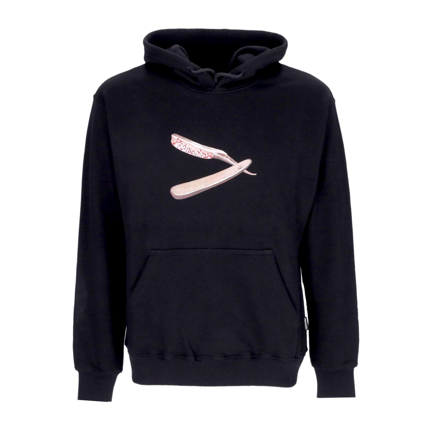 PROPAGANDA Felpa Cappuccio Uomo Buck 50 Hoodie Black - 5