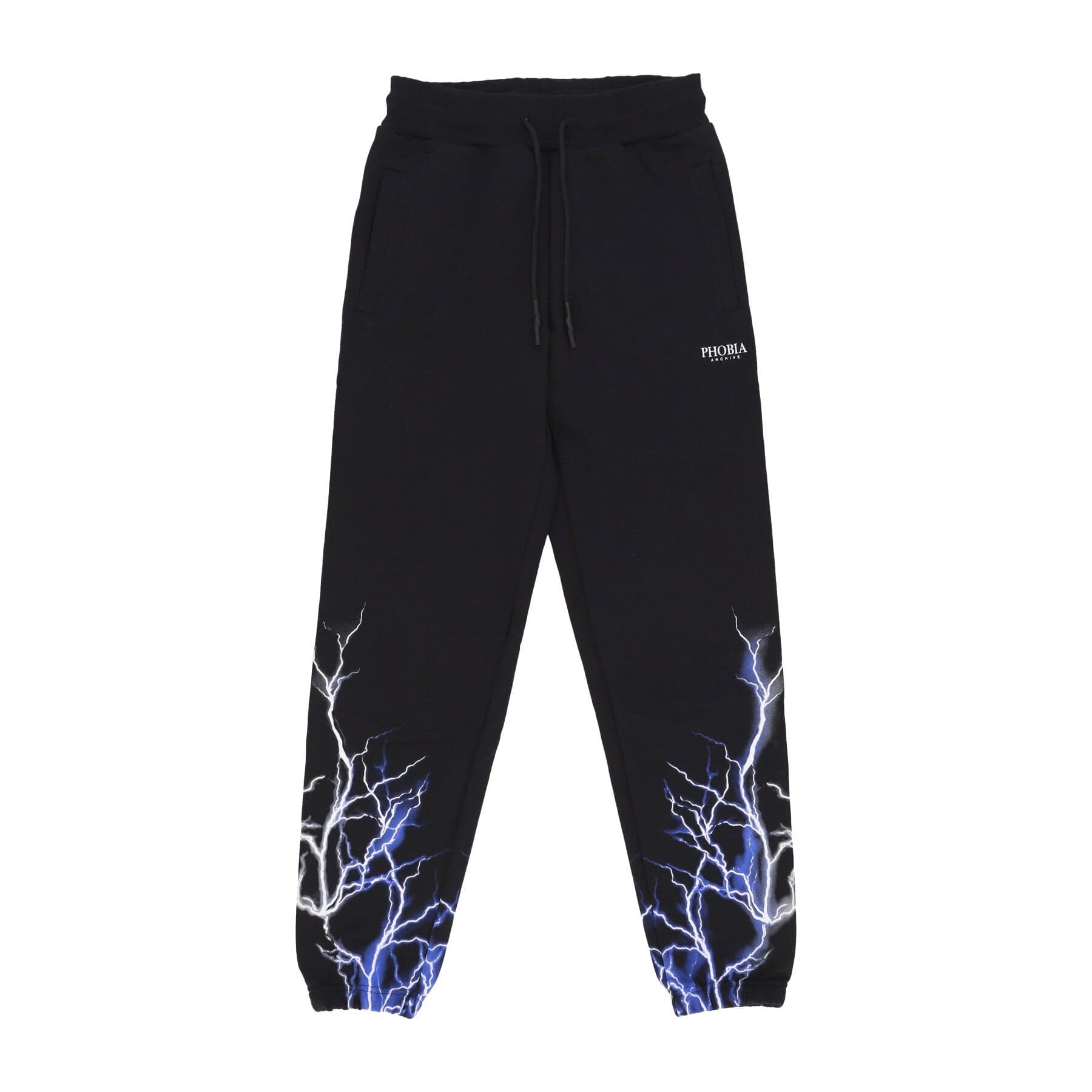 PHOBIA Pantalone Tuta Leggero Uomo Lightning Pant Black/blue/grey – XS – pantaloni