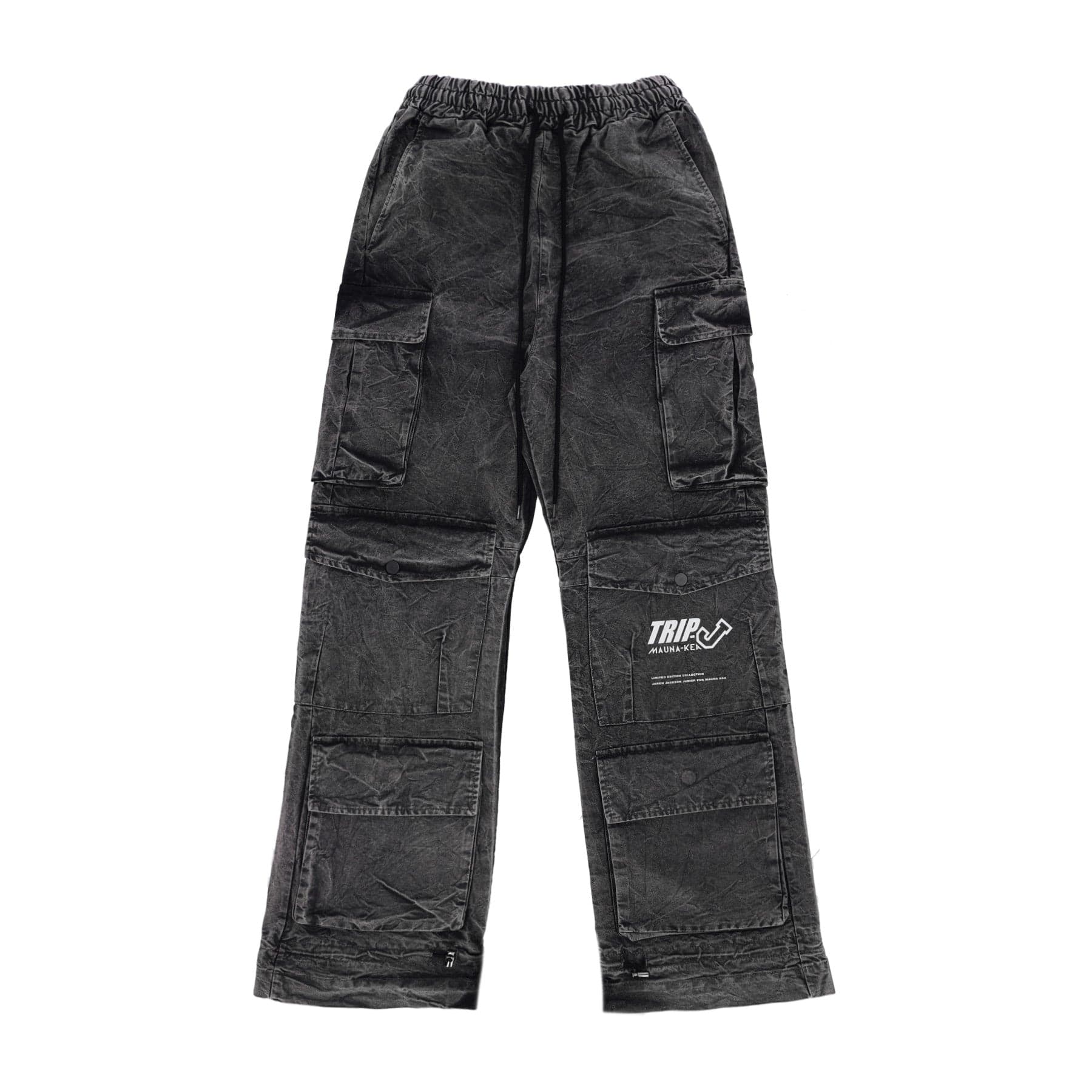 MAUNA-KEA Pantalone Lungo Uomo Over Cargo Pants X Triple J Black Heather - 5