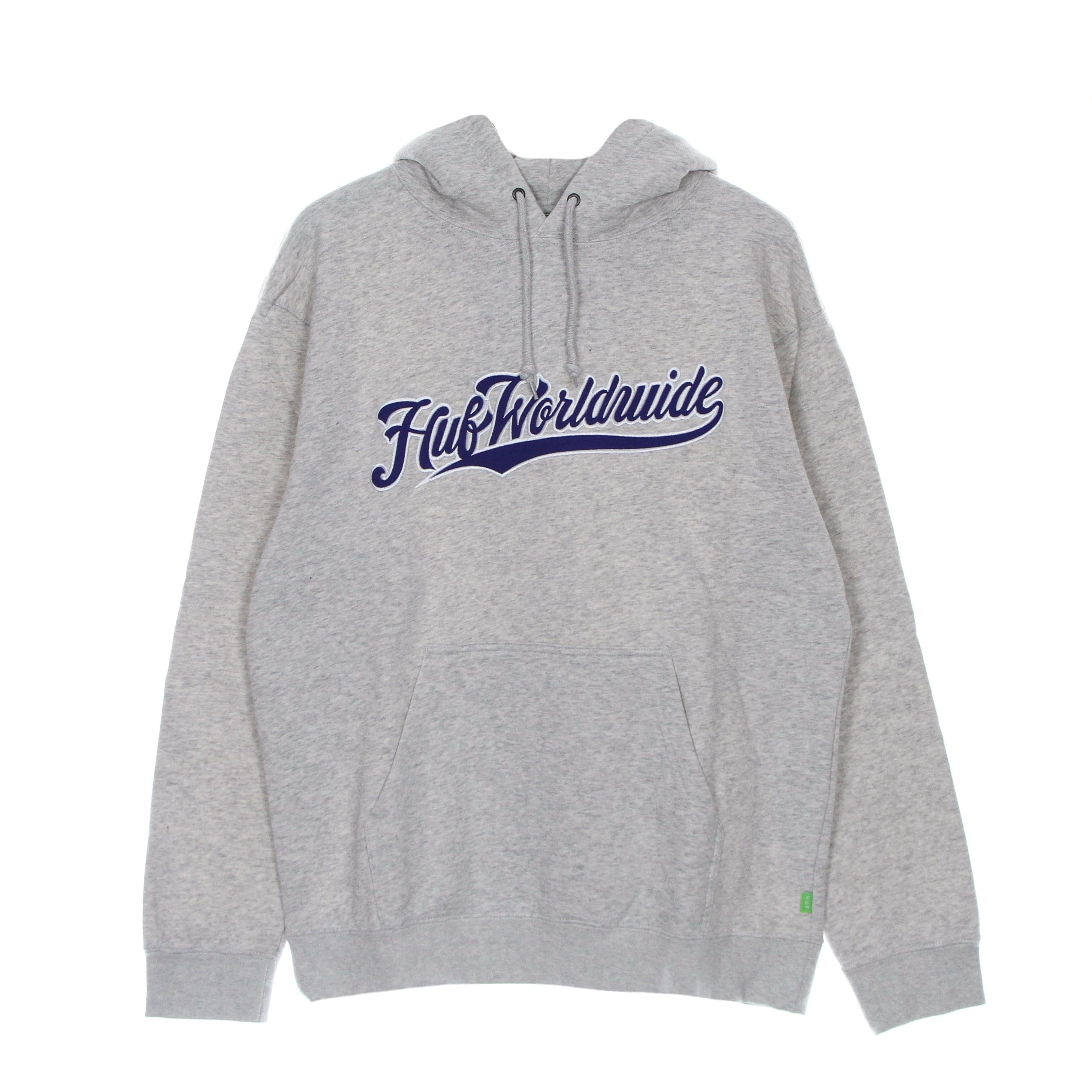 HUF Felpa Cappuccio Uomo Crackerjack P/o Hoodie Athletic Heather - 3
