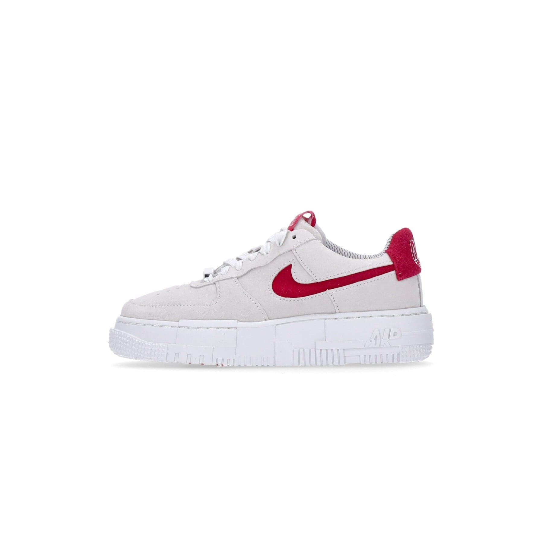 Nike Scarpa Bassa Donna W Air Force 1 Pixel Summit White/mystic Hibiscus - 10