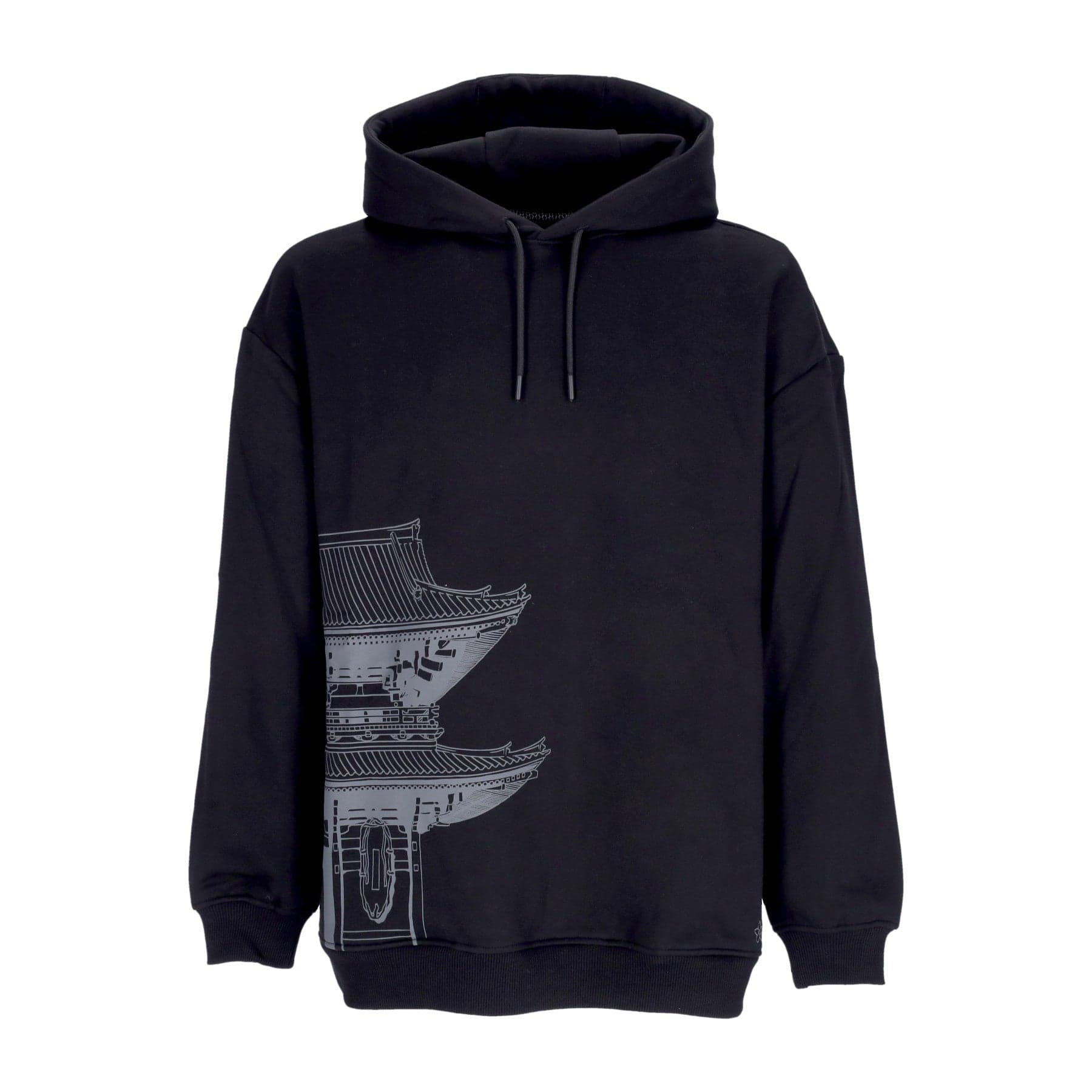 DOLLY NOIRE Felpa Cappuccio Uomo Bench Tokyo Over Hoodie Black - 5