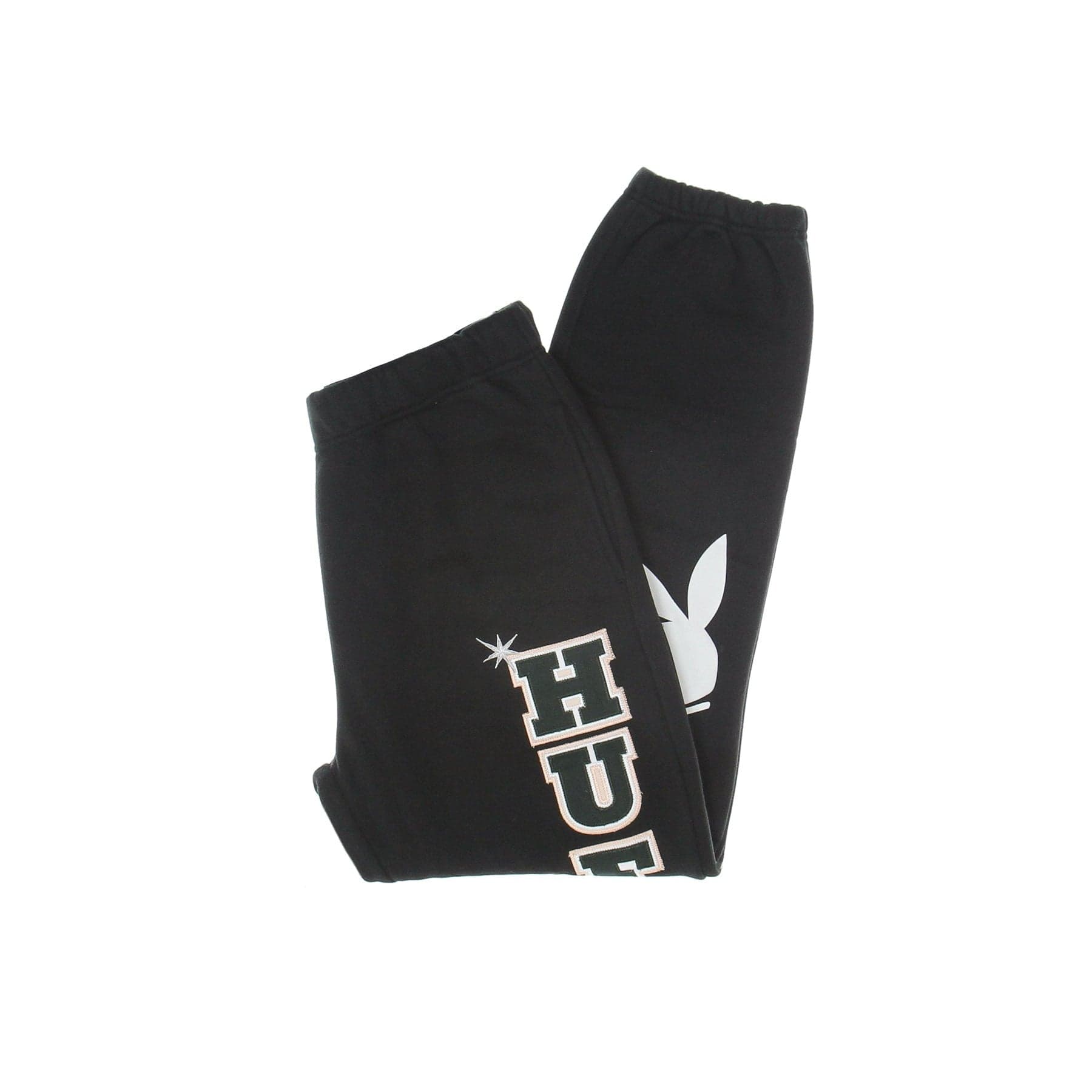 HUF Pantalone Tuta Felpato Uomo Rabbit Head Fleece Pant X Playboy Black - 7