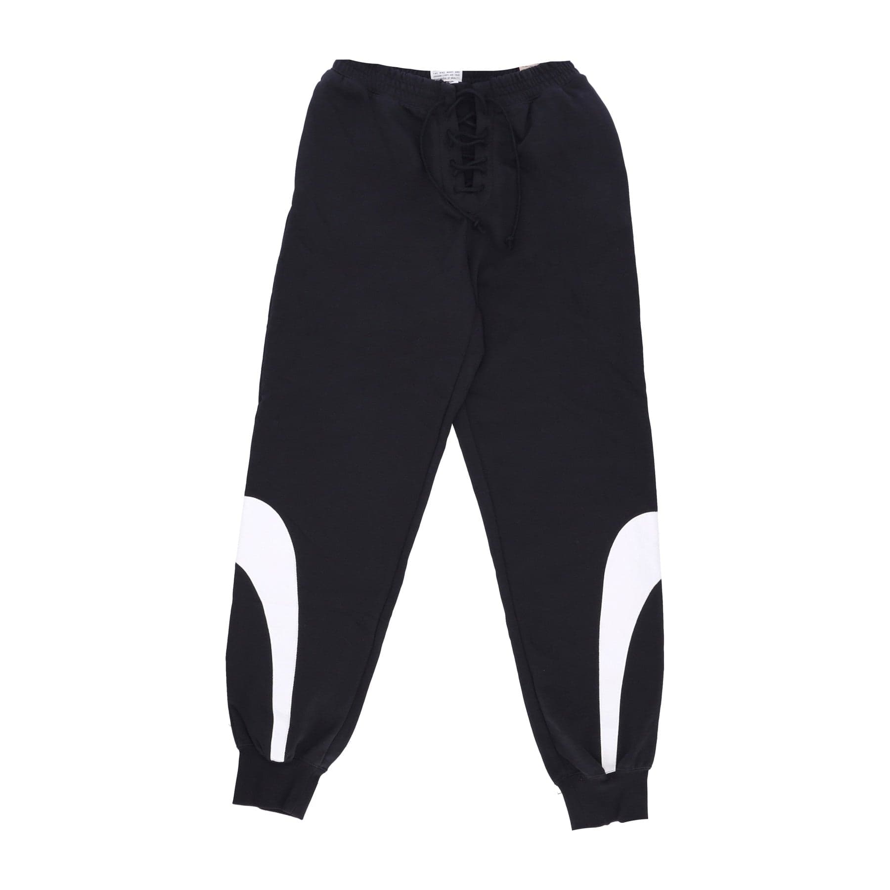 Nike Pantalone Tuta Leggero Donna Sportswear Circa 50 French Terry Pant Black/sail - 4