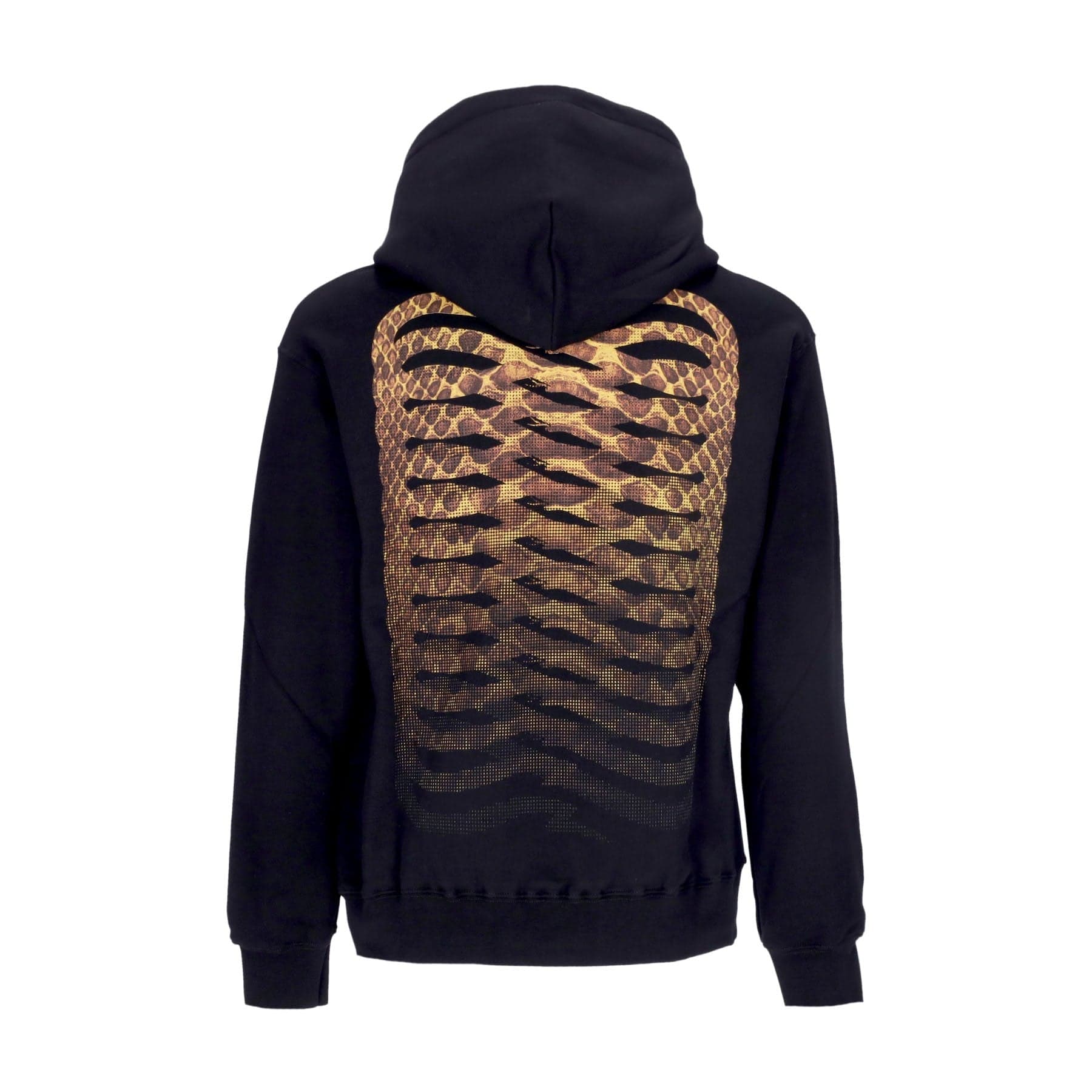 PROPAGANDA Felpa Cappuccio Uomo Ribs Skin Hoodie Black - 3