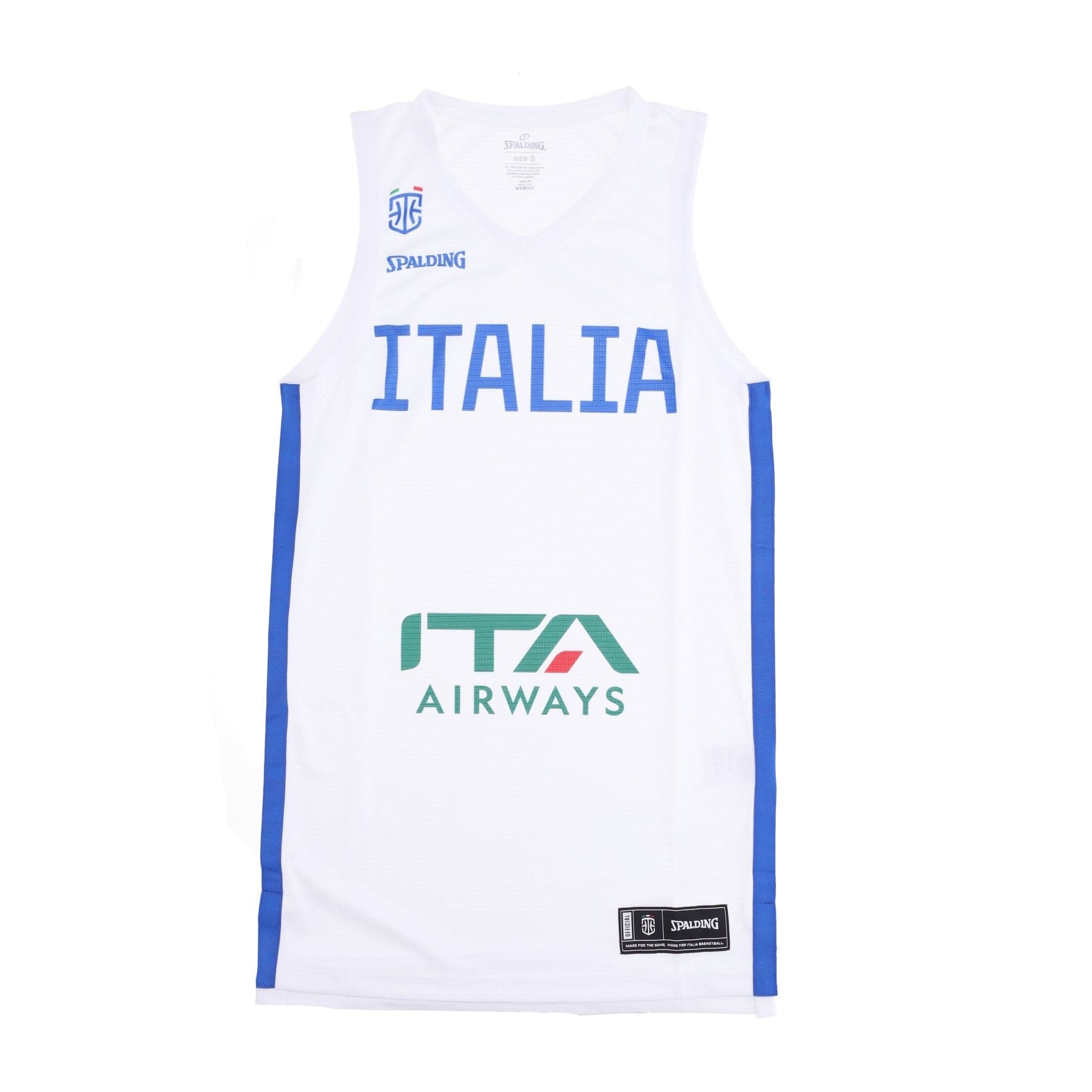 SPALDING Canotta Basket Uomo Official Jersey 22 White - 4