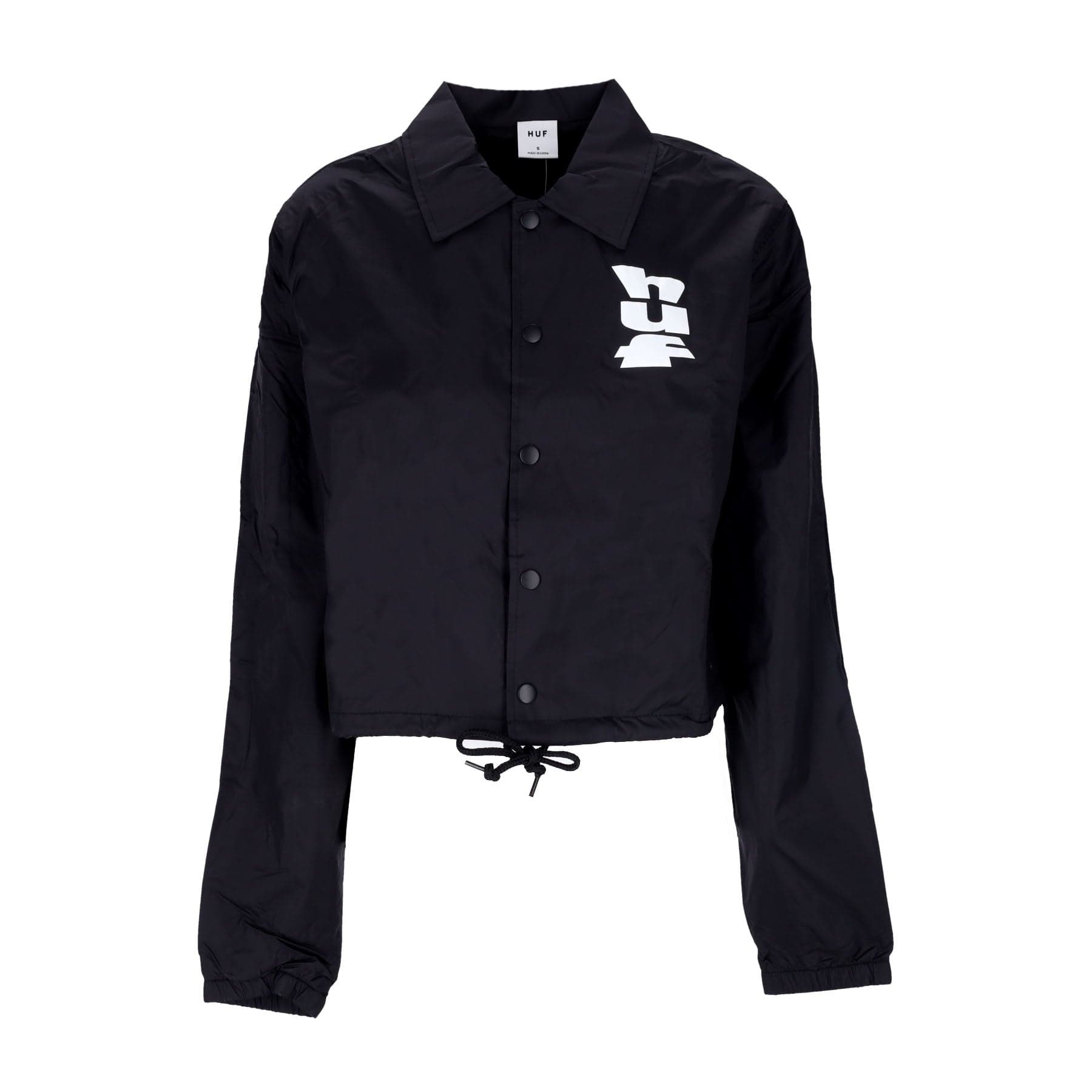 HUF Giacca Coach Jacket Donna Megablast Crop Coach Jacket Black – XS – maglia