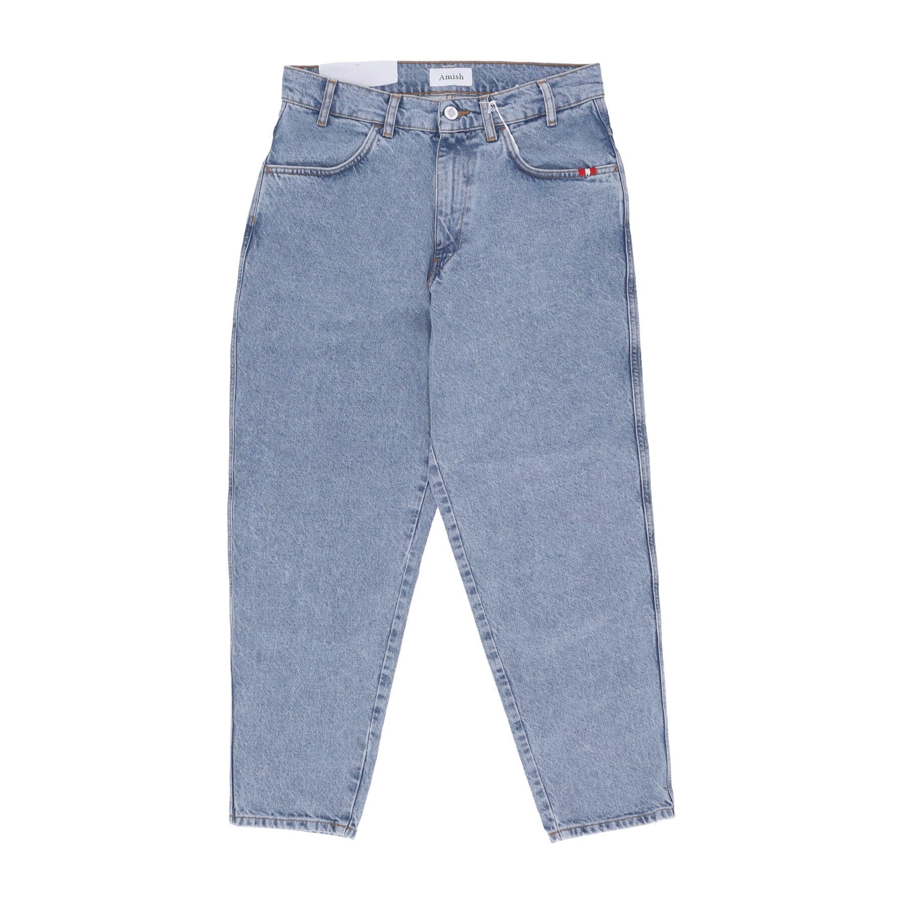 AMISH Jeans Uomo Bernie Amish Denim Real Stone - 4