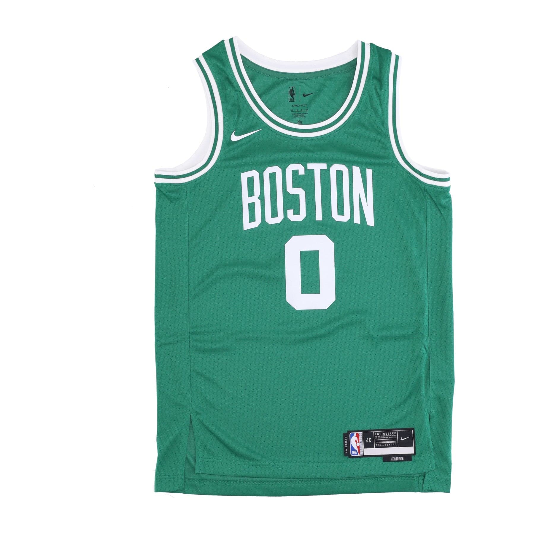 NIKE NBA Canotta Basket Uomo Nba Dri-fit Swingman Jersey Icn 22 No 0 Jayson Tatum Boscel Clover - 5