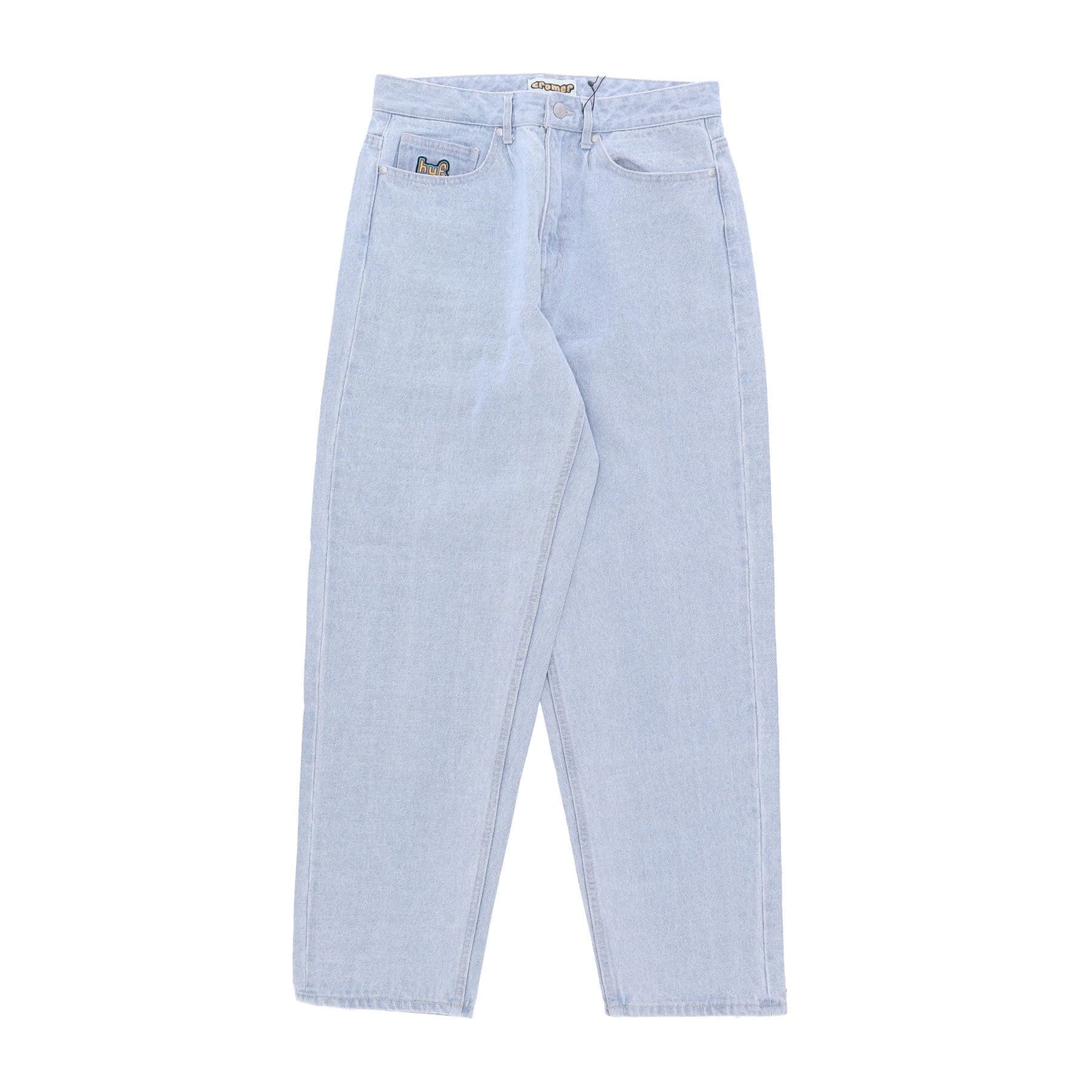 HUF Jeans Uomo Cromer Signature Pant Light Blue - 3