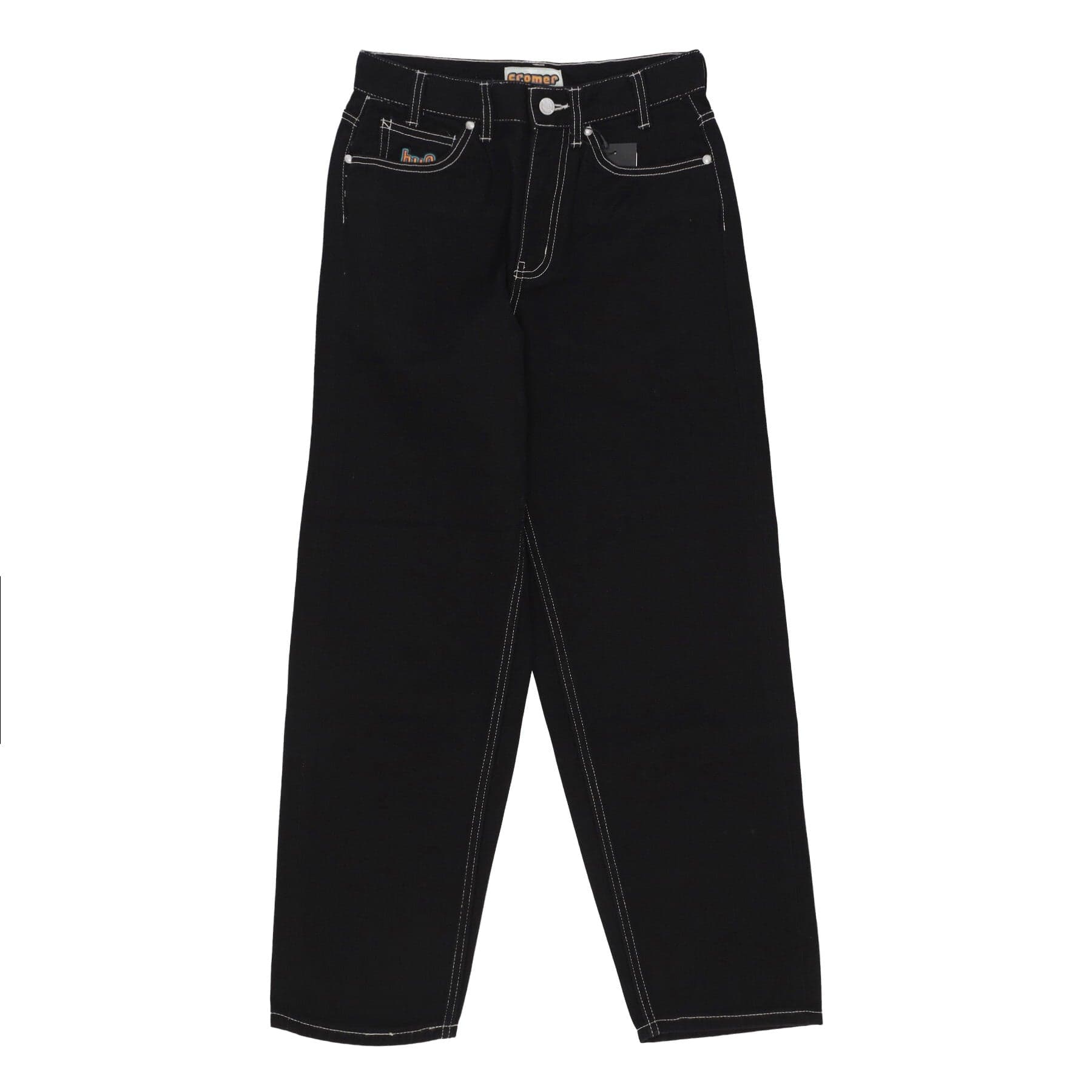 HUF Jeans Uomo Cromer Signature Pant Black/white - 21