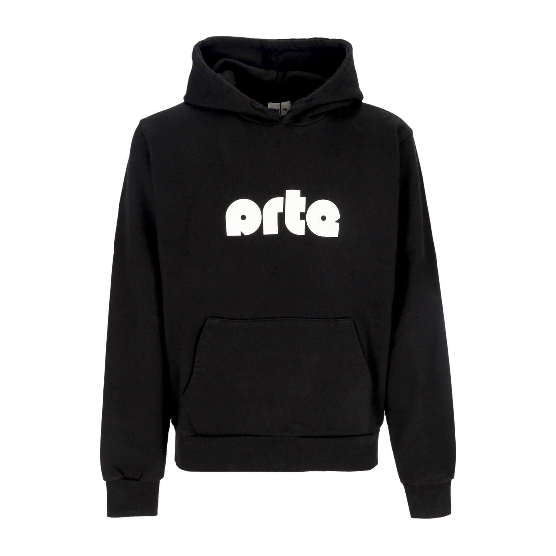 ARTE Felpa Leggera Cappuccio Uomo Hannes Bau Logo Hoodie Black - 3