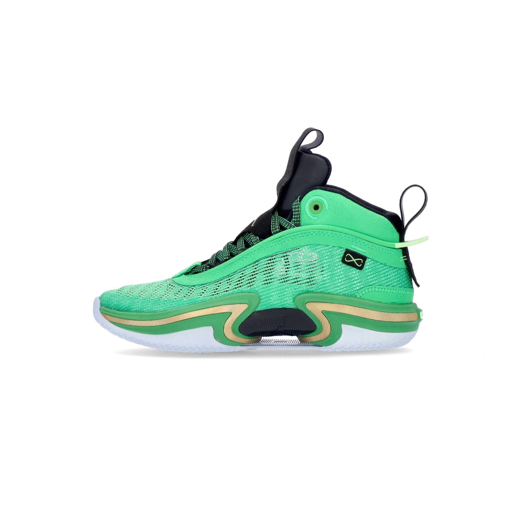 JORDAN Scarpa Basket Uomo Air Jordan Xxxvi Green Spark/metallic Gold/black - 11