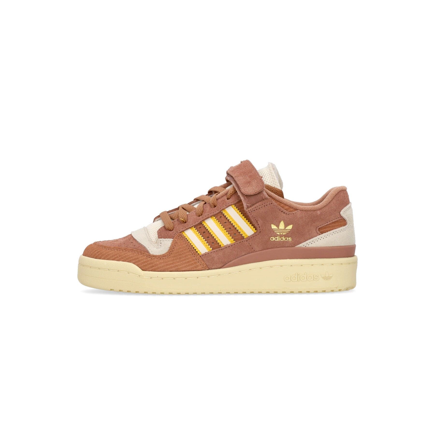 Adidas Scarpa Bassa Uomo Forum 84 Low Clay Strata/cream White/bold Gold - 8