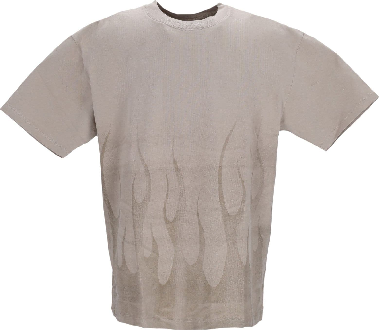 VISION OF SUPER Maglietta Uomo Corrosive Flames Tee London Fog