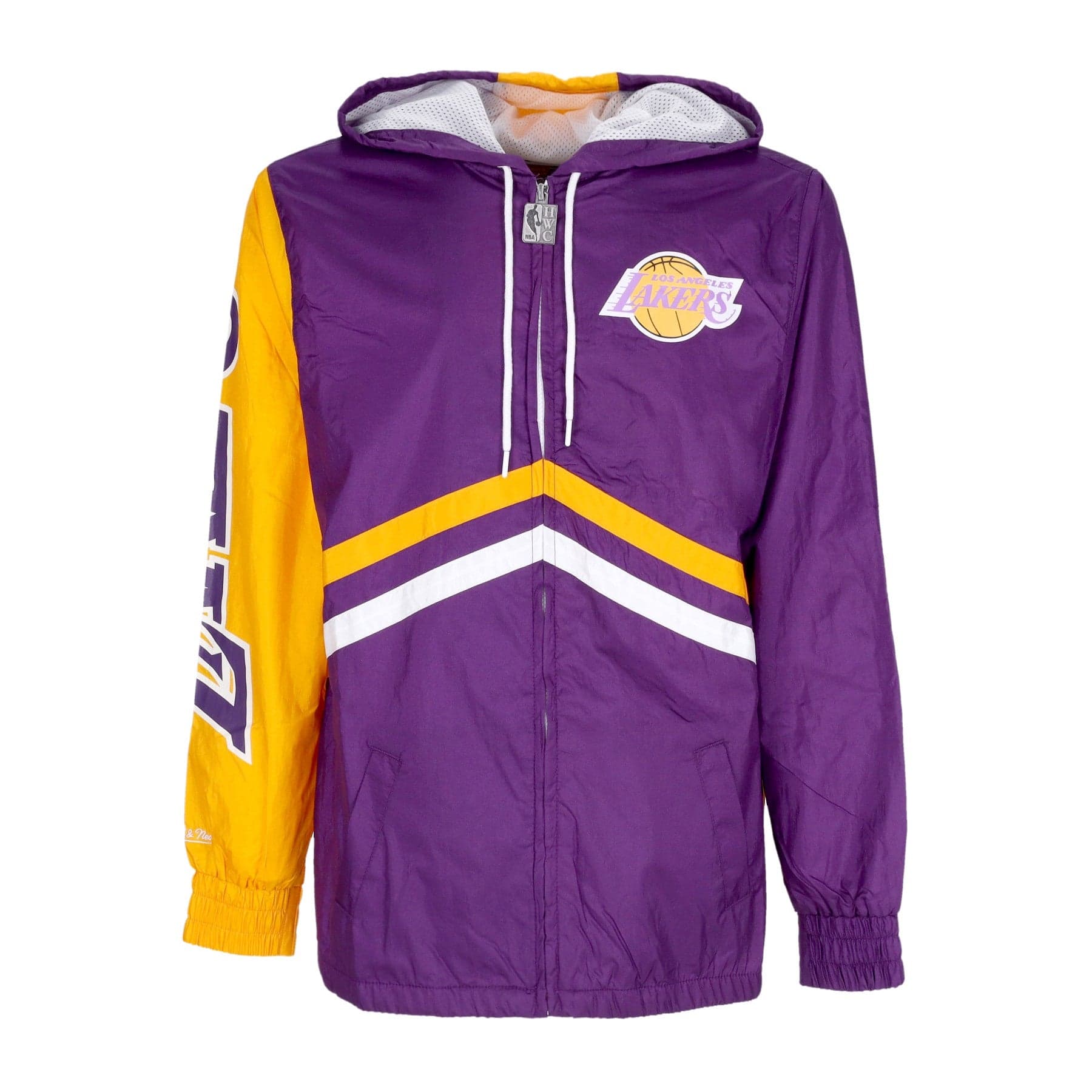 MITCHELL &amp; NESS Giacca a Vento Uomo Nba Undeniable Full Zip Windbreaker Hardwood Classics Loslak Purple - 5