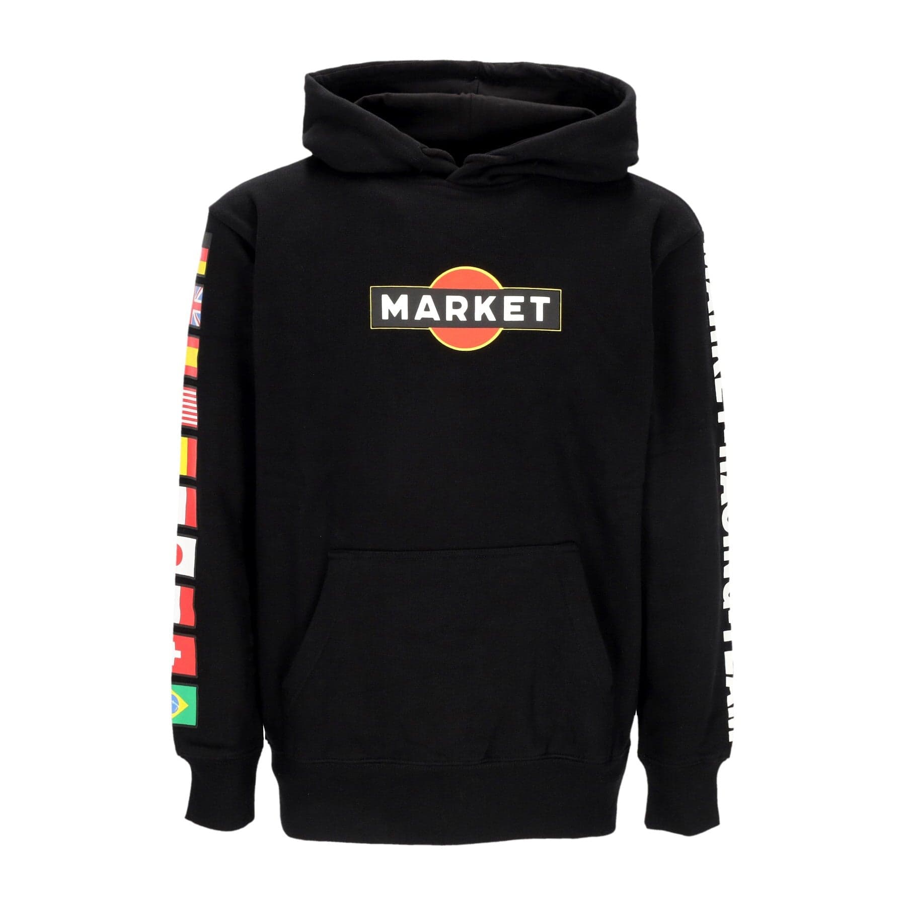 MARKET Felpa Cappuccio Uomo Group 5 Hoodie Black – XL – giacca