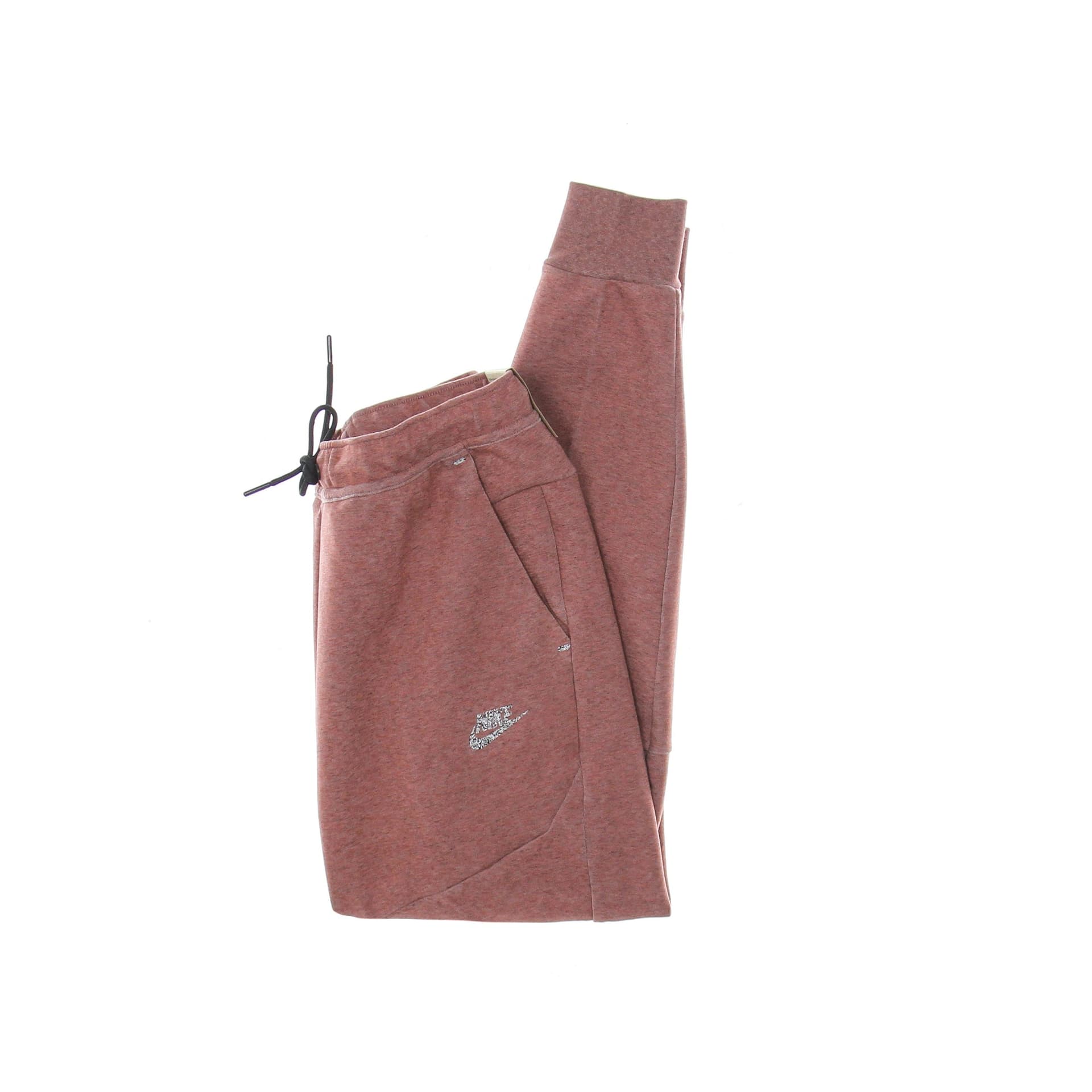 Nike Pantalone Tuta Leggero Uomo Tech Fleece Jogger Revival Redstone/htr - 6