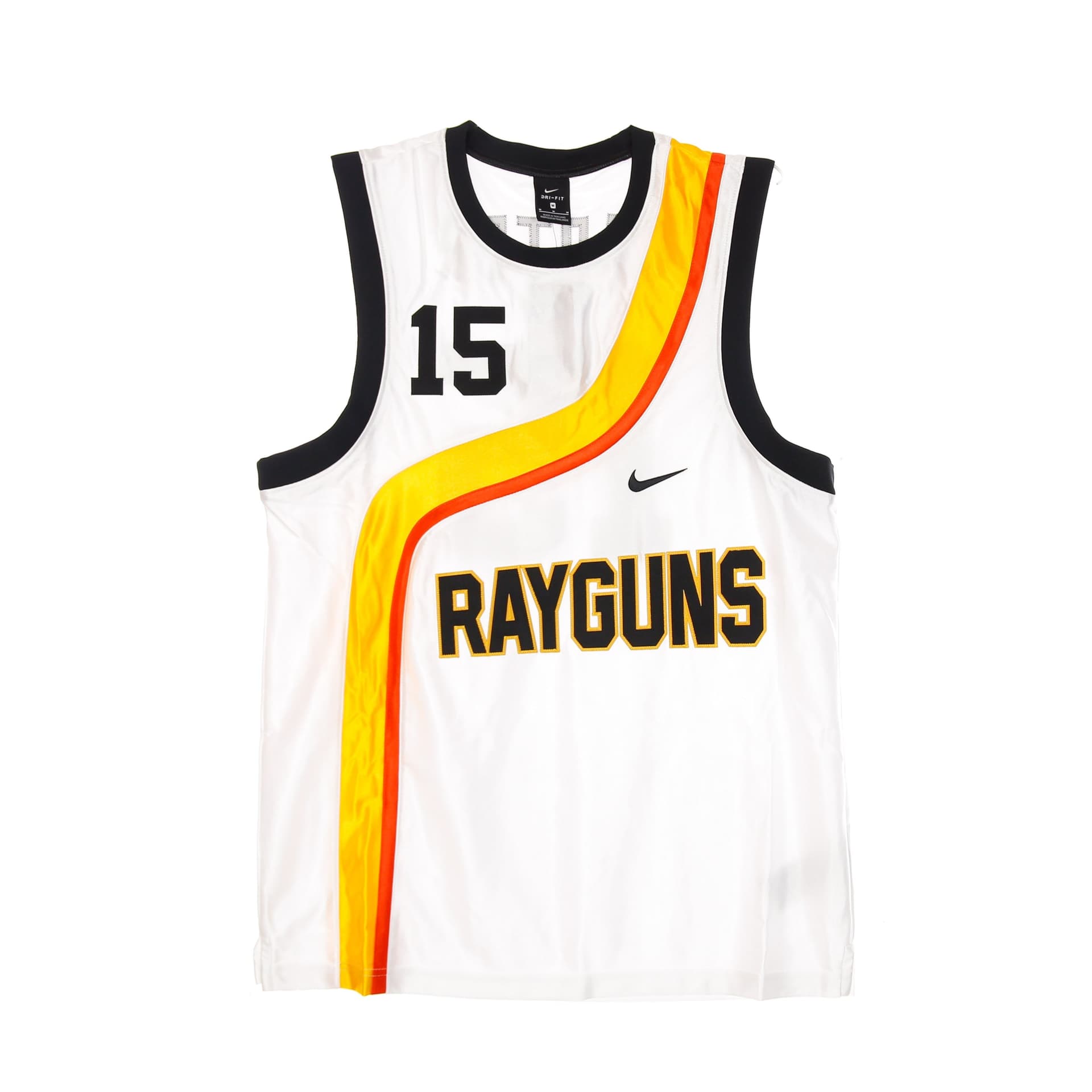 NIKE NBA Canotta Basket Uomo M Swingman Jersey No 15 Vince Carter Rayguns White/university Gold/team Orange/black - 4