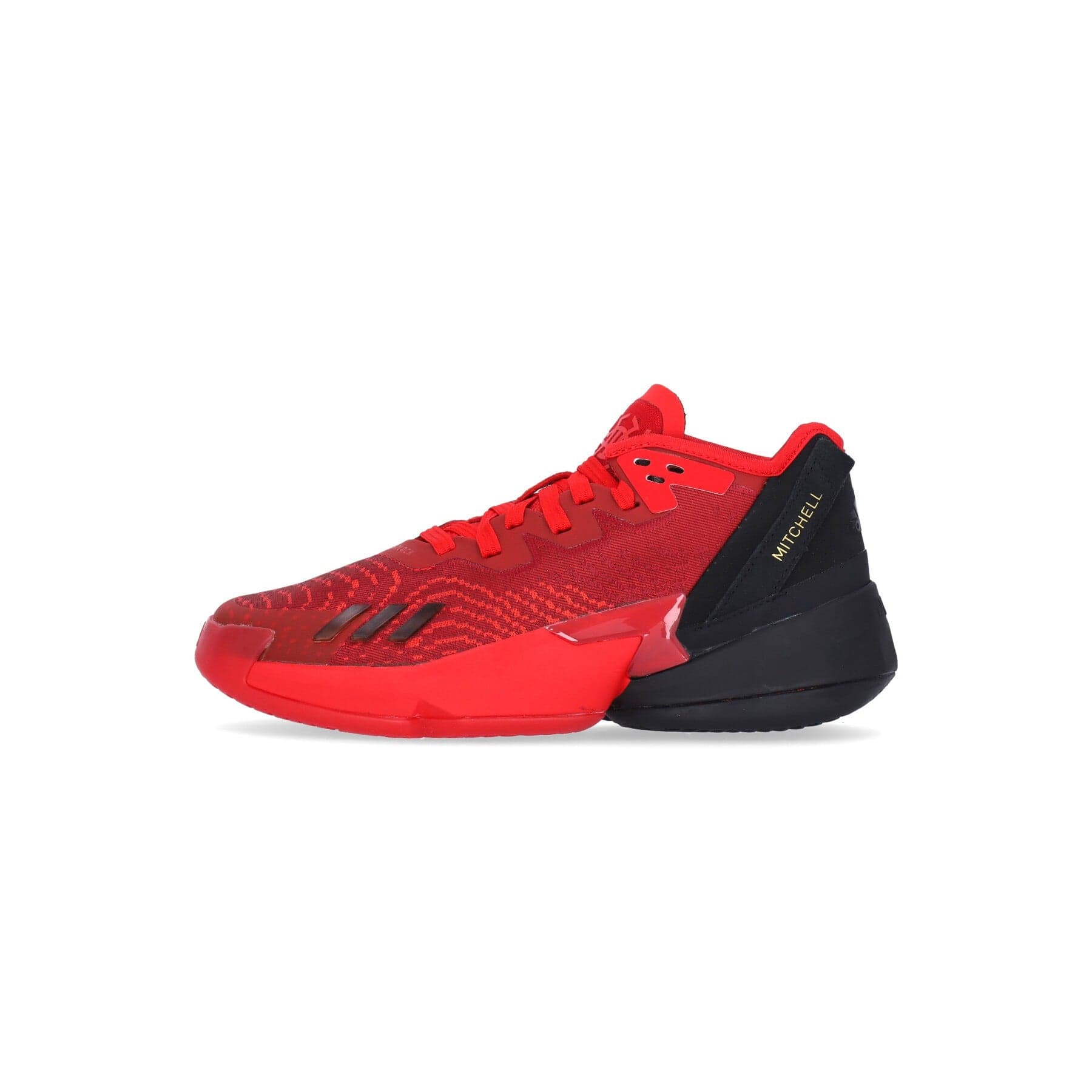 Adidas Scarpa Basket Uomo D.o.n. Issue 4 Vivid Red/core Black/team Victory Red - 10