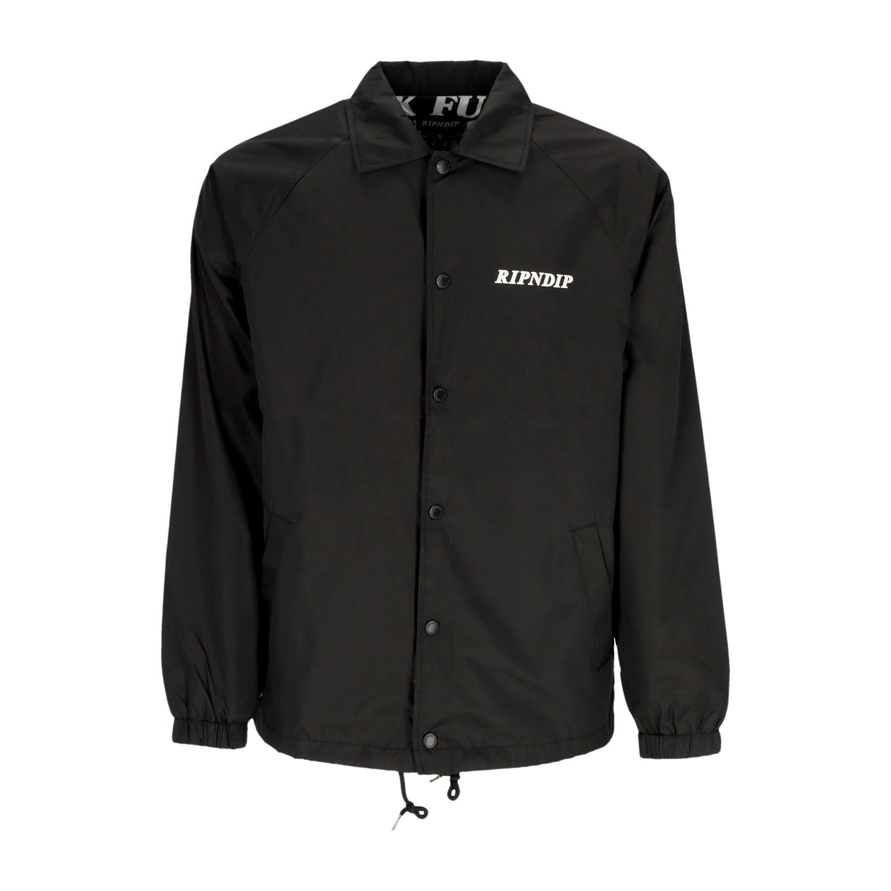 RIPNDIP Giacca Coach Jacket Uomo Fuckin' Fuck Coaches Jacket Black - 4
