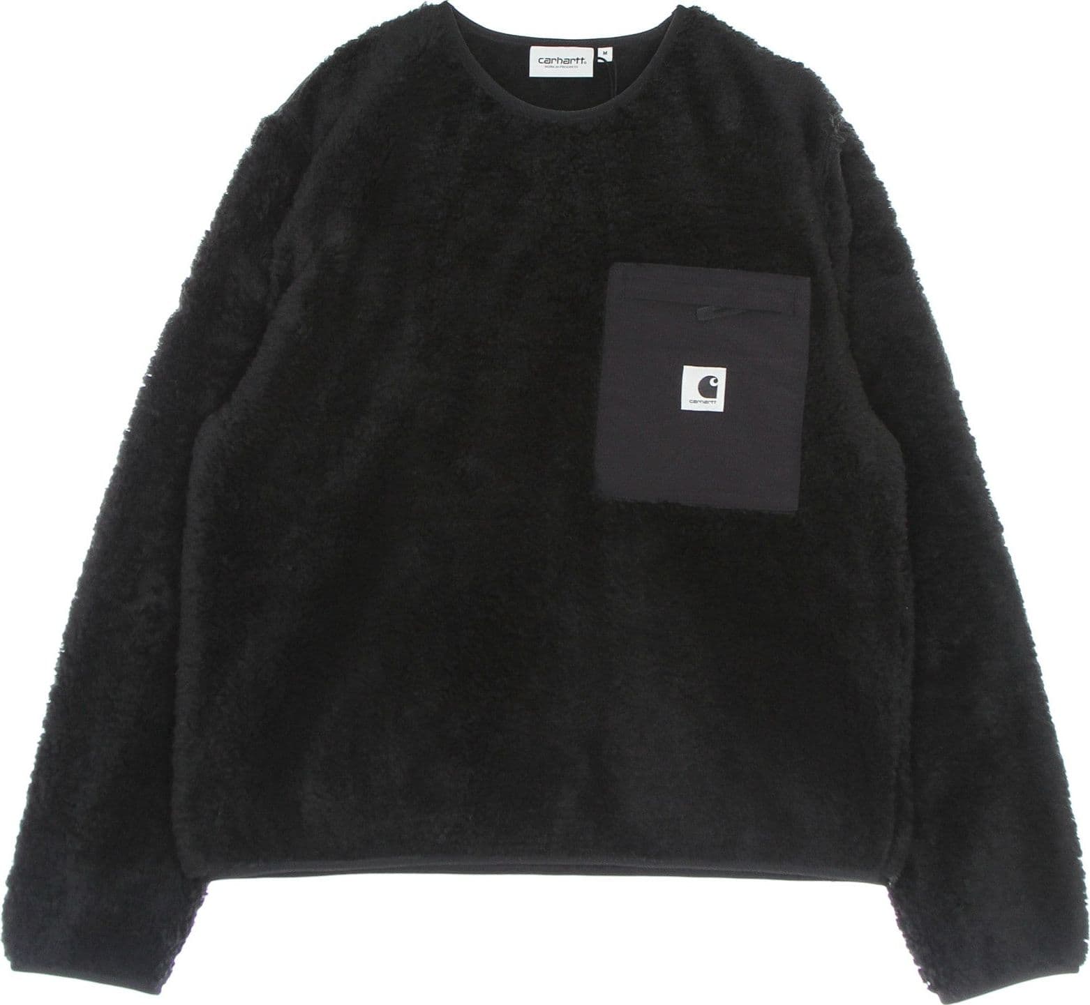 CARHARTT WIP Felpa Girocollo Donna W Jackson Sweat Black/black - 4
