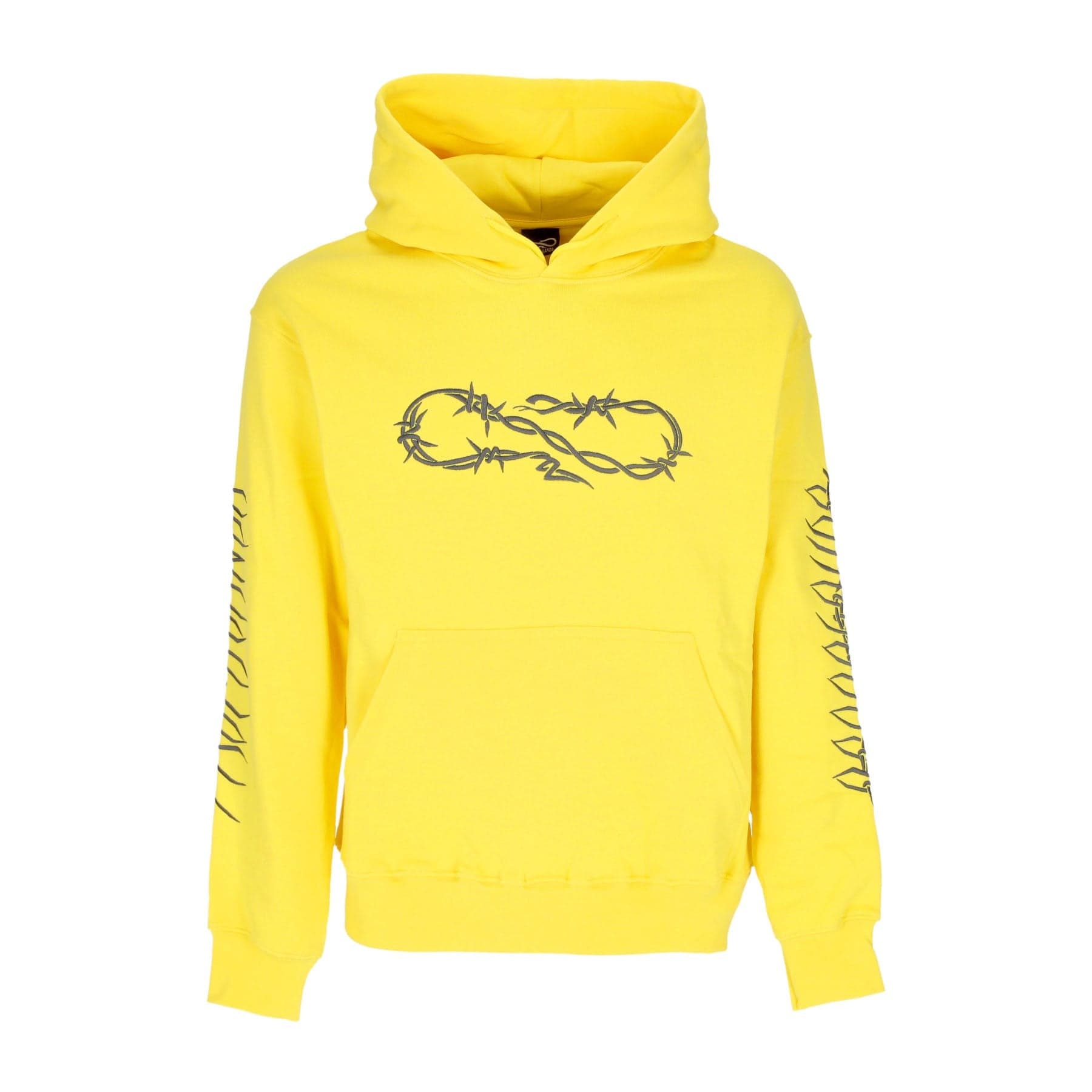 PROPAGANDA Felpa Cappuccio Uomo Wire Hoodie Yellow - 3