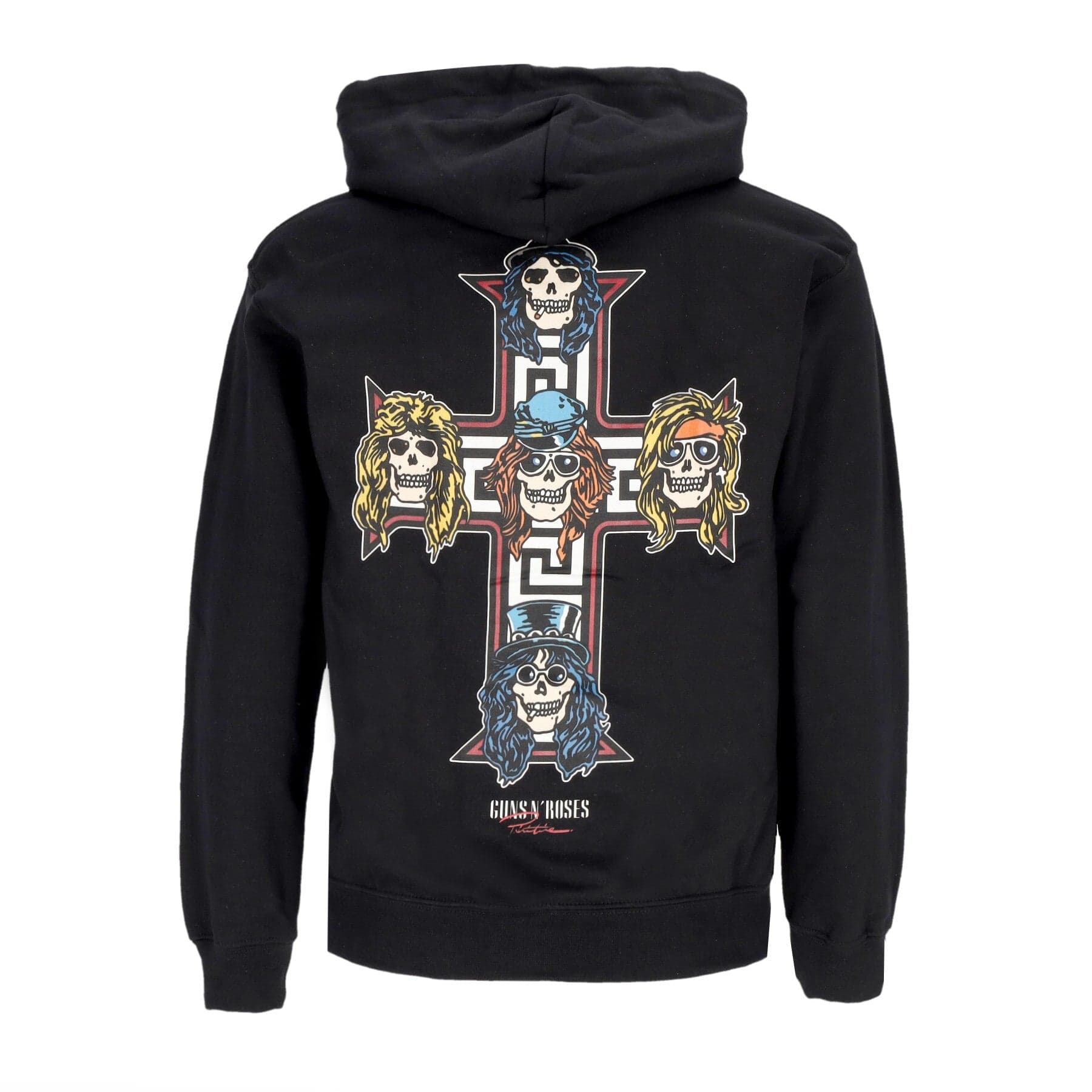 PRIMITIVE Felpa Cappuccio Uomo Cross Hoodie X Guns N' Roses Black - 3